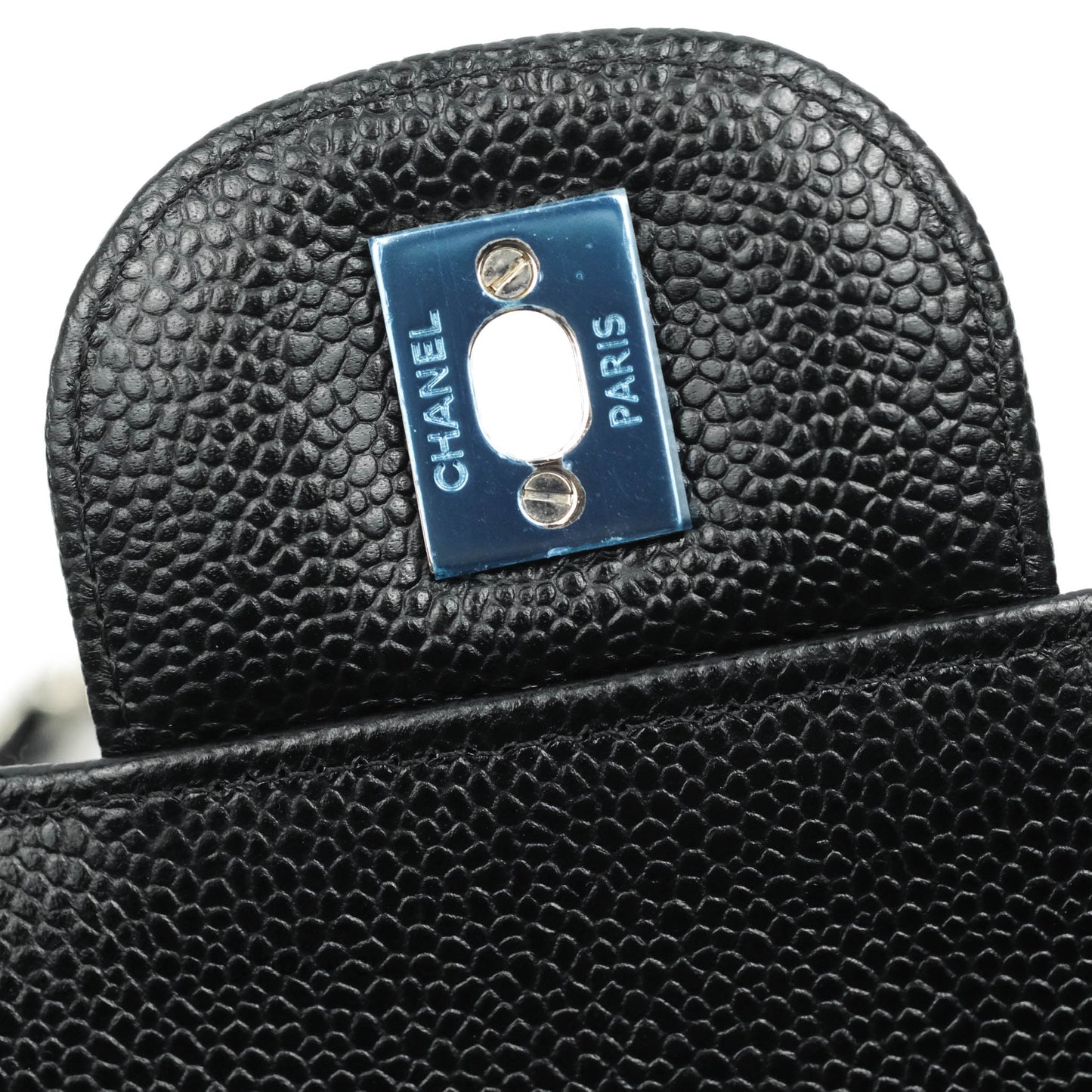 Chanel Jumbo Double Flap Black Caviar Silver Hardware⁣⁣
