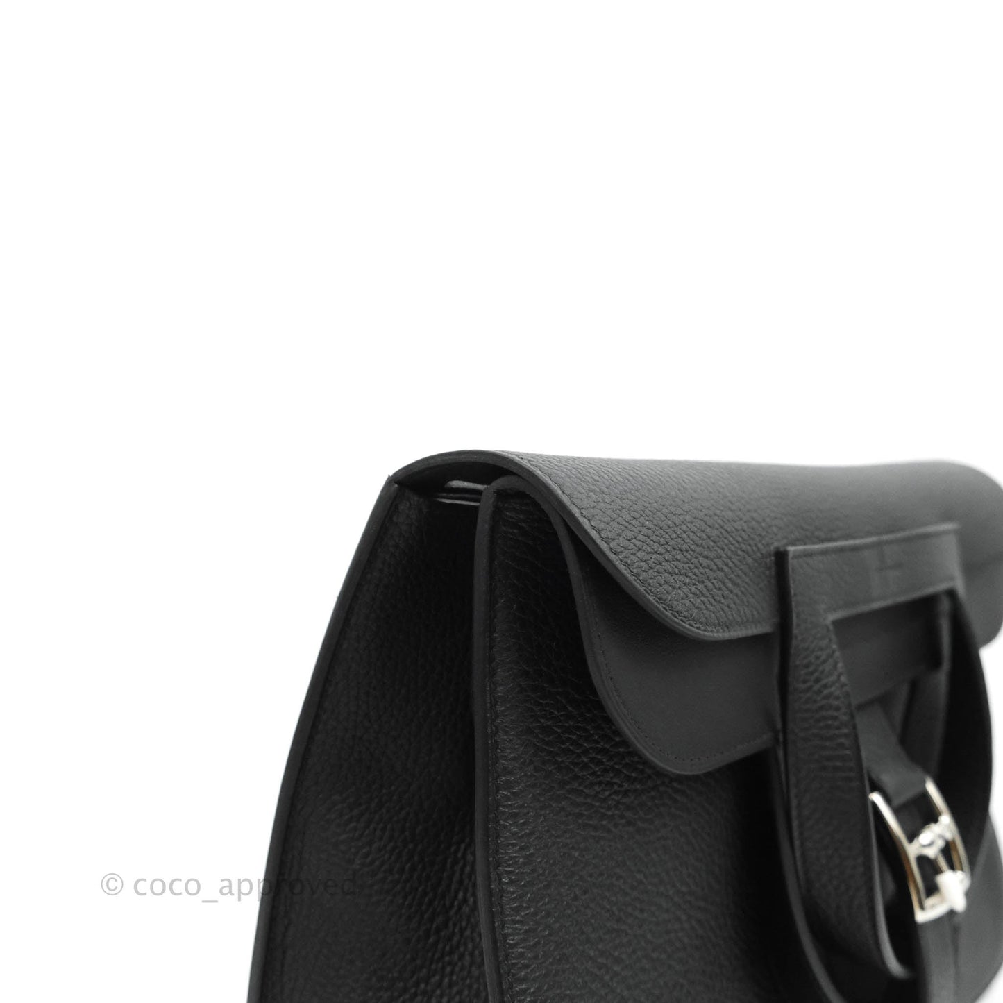 Hermès Halzan 31 Black Palladium Hardware