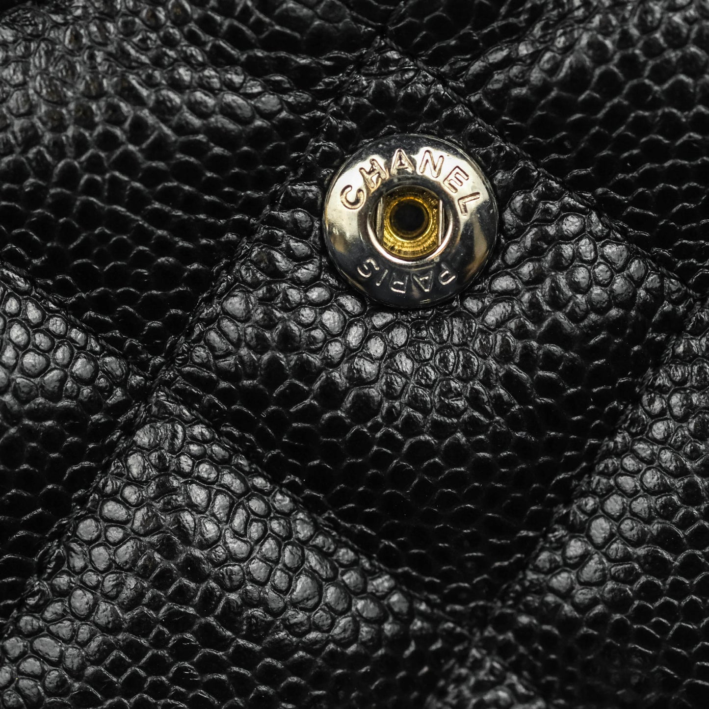 Chanel Jumbo Double Flap Black Caviar Silver Hardware⁣⁣