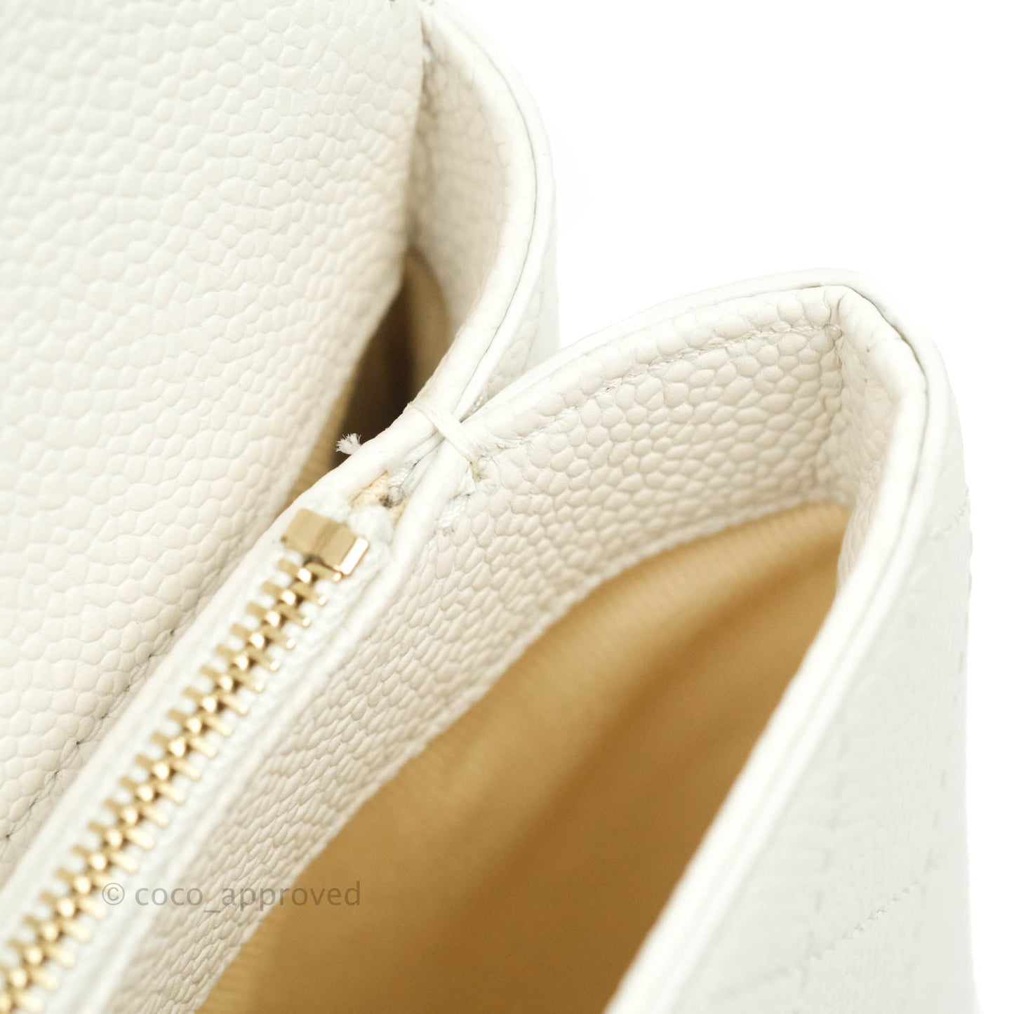 Chanel Medium Chic Affinity Grained Calfskin White Gold Hardware