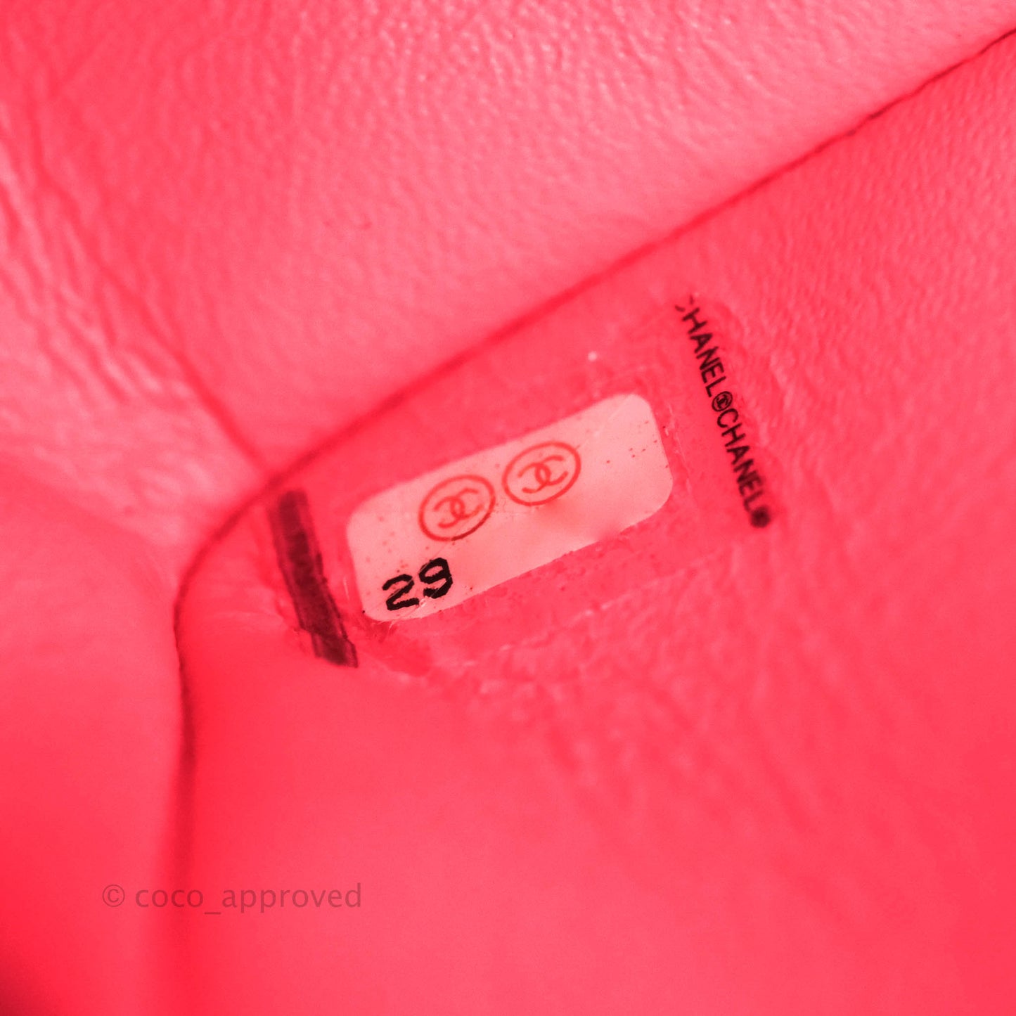 Chanel Mini Rectangular Quilted Neon Pink Patent Gold Hardware