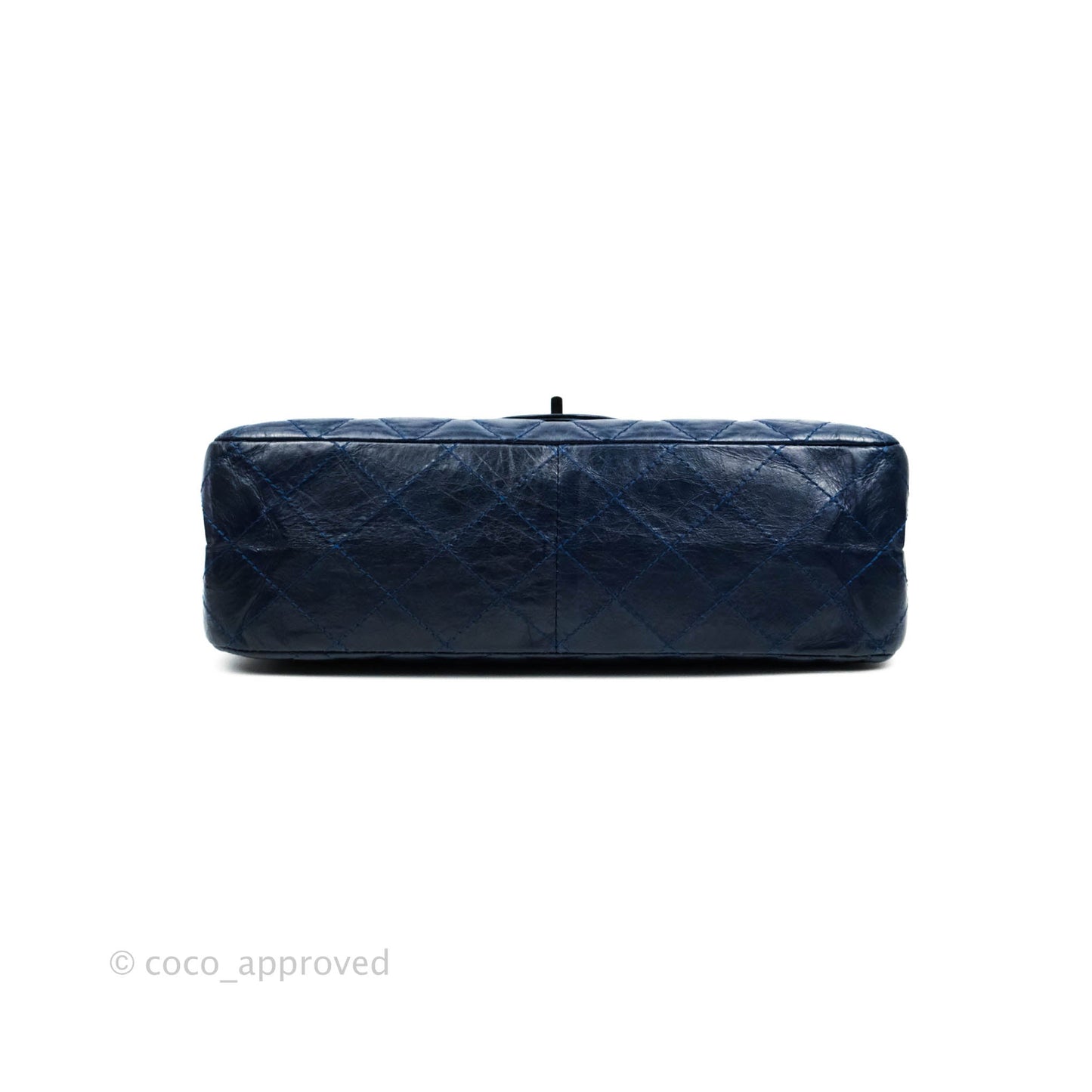 Chanel Reissue 227 Quilted Navy Aged Calfskin Ruthenium Hardware