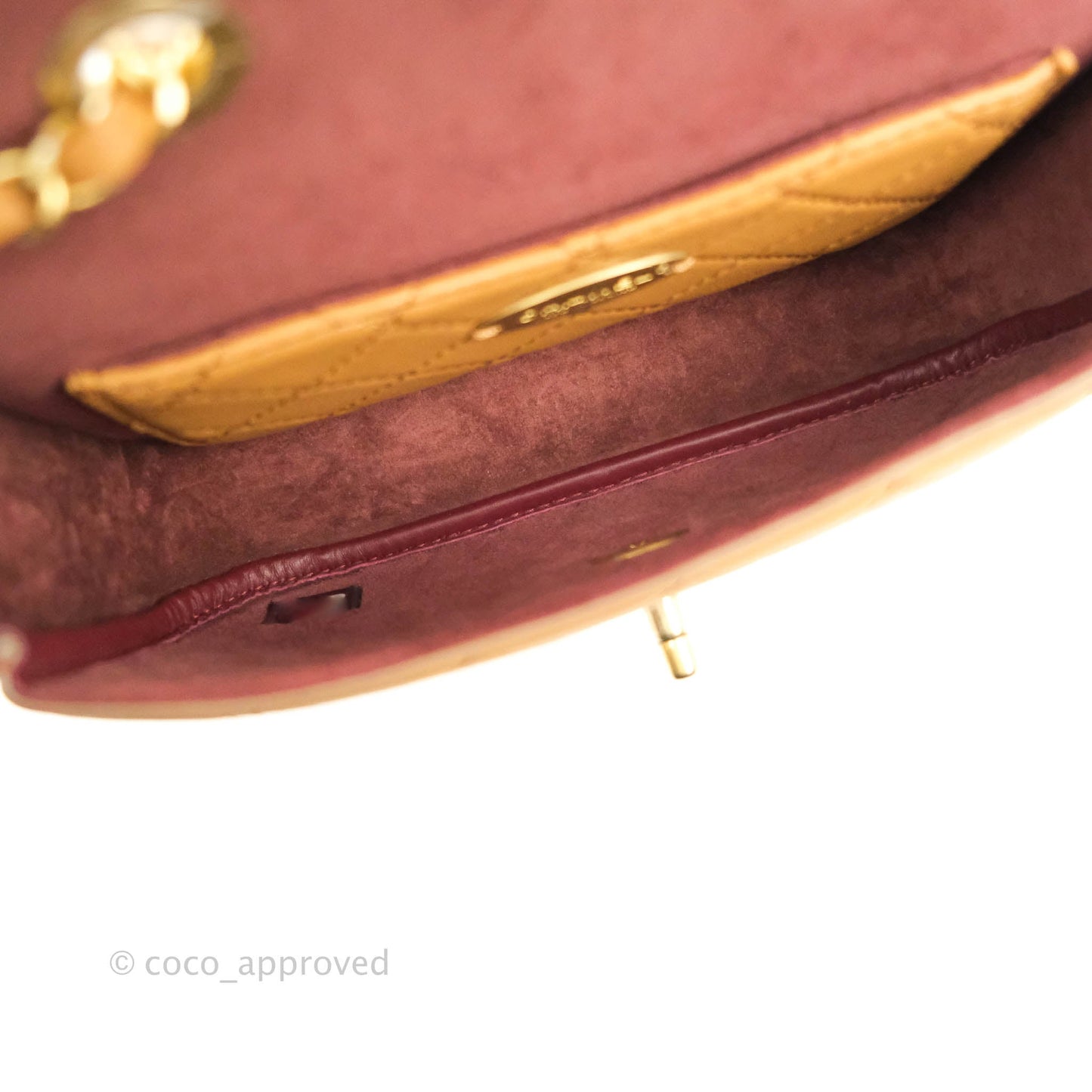 Chanel Quilted Flap With Coin Purse Caramel Calfskin Aged Gold Hardware 19K