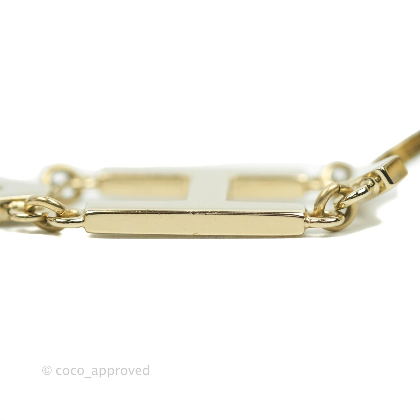Chanel Letter Cha-Nel Logo Drop Earrings Gold Tone 20V