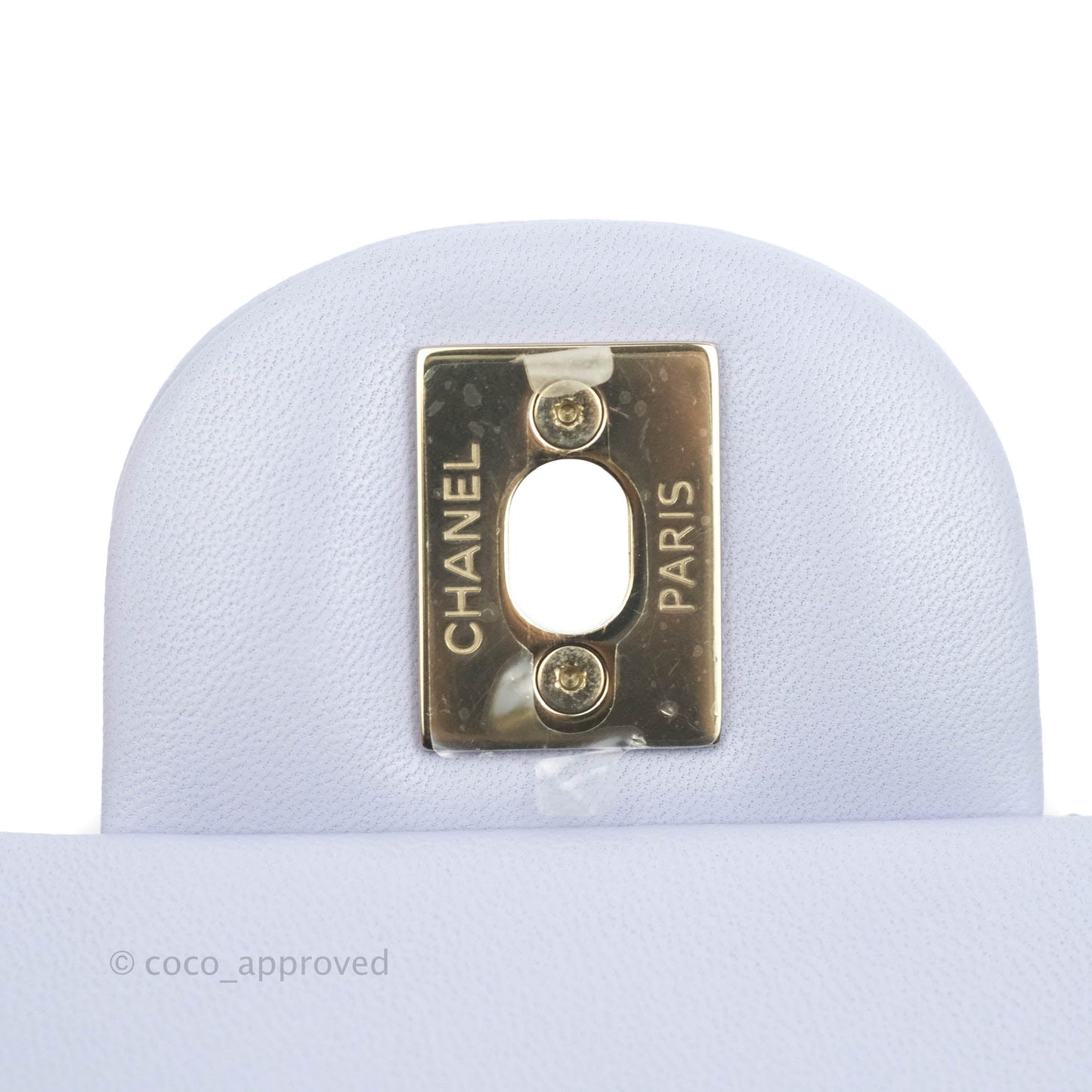 Chanel Quilted Mini Rectangular Lilac Lambskin Gold Hardware 21K