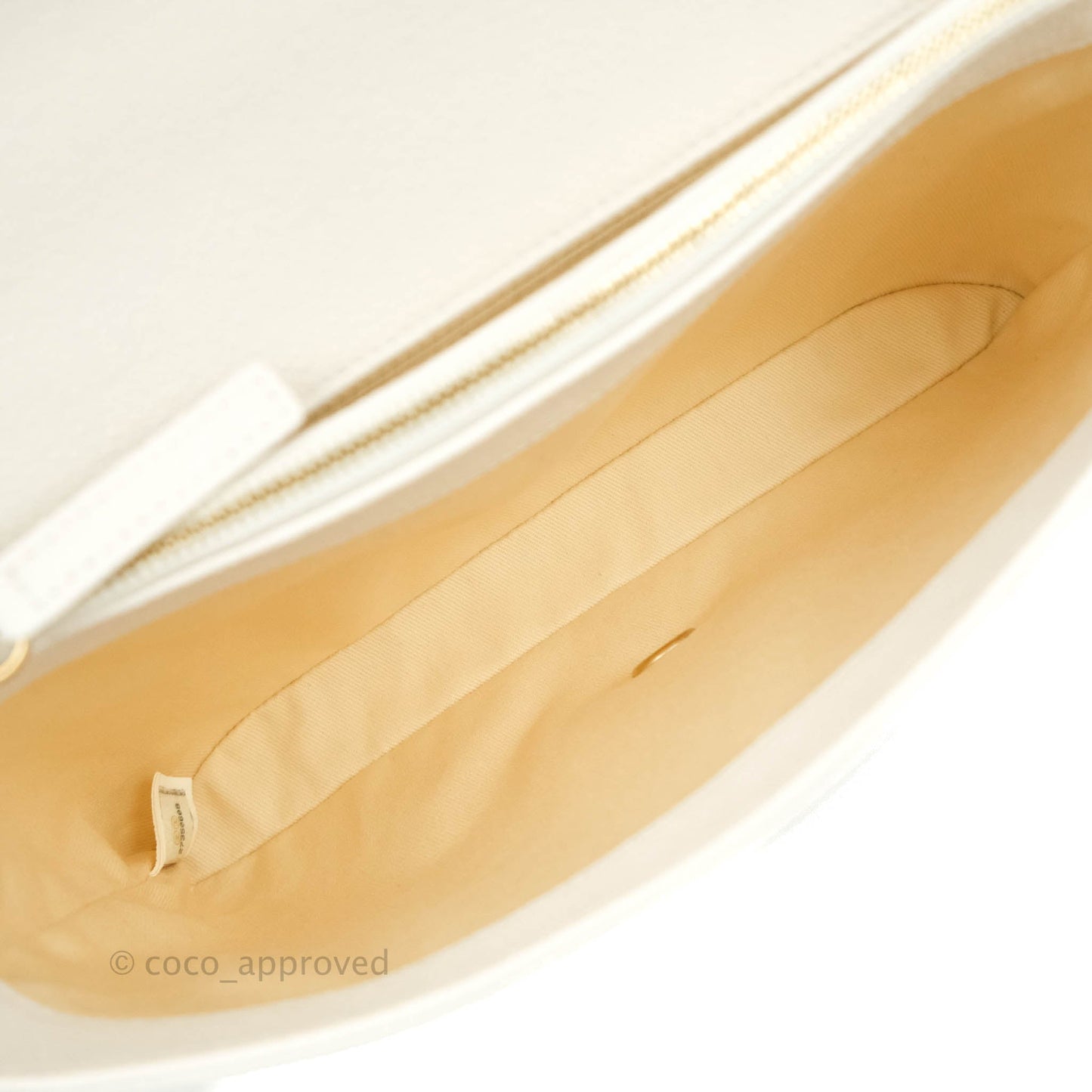 Chanel Medium Chic Affinity Grained Calfskin White Gold Hardware