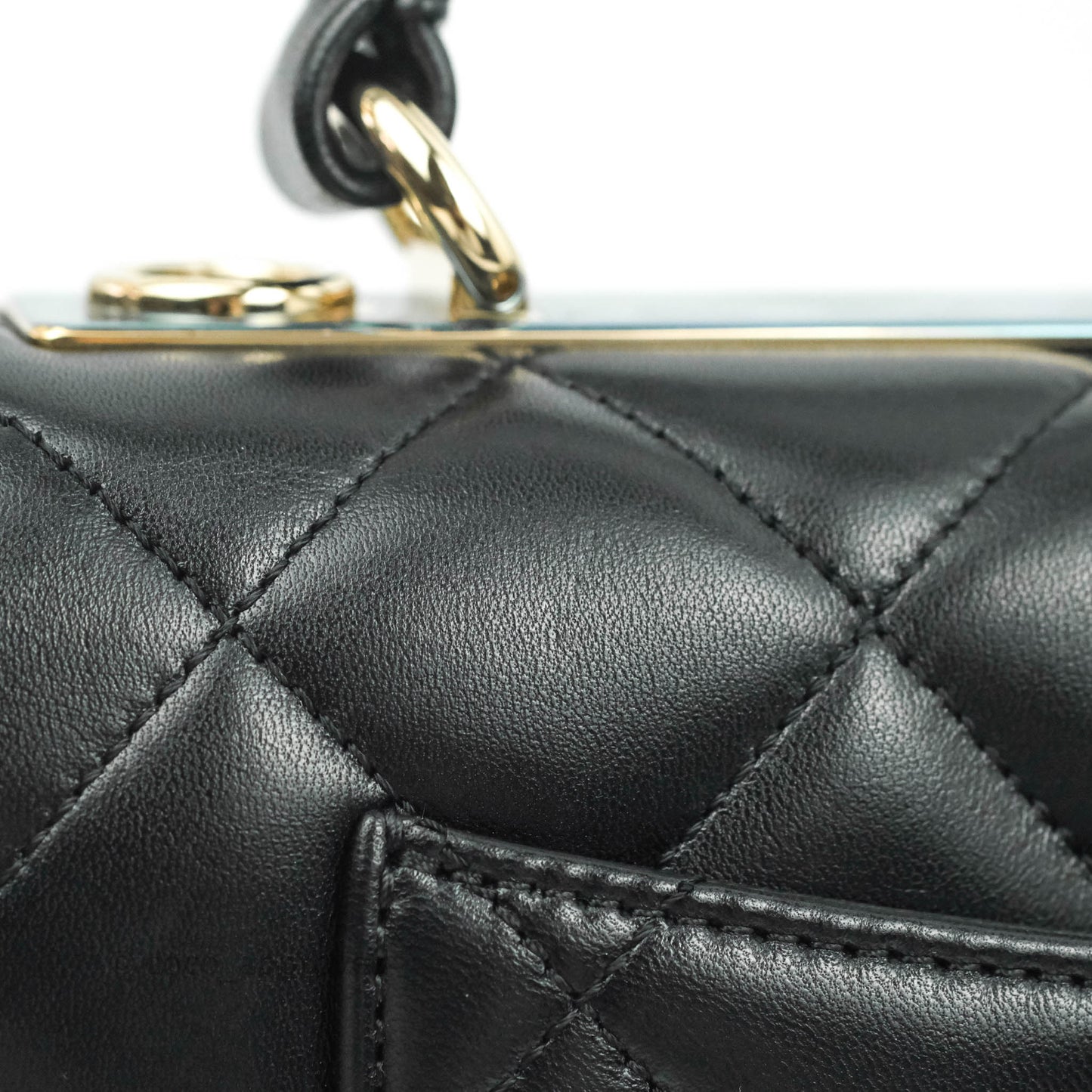 Chanel Trendy CC Small Black Lambskin Gold Hardware