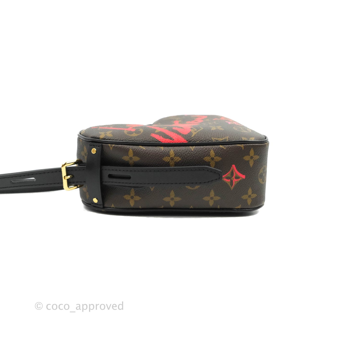 Louis Vuitton Fall In Love Sac Cœur Crossbody Black Monogram Canvas Limited Edition