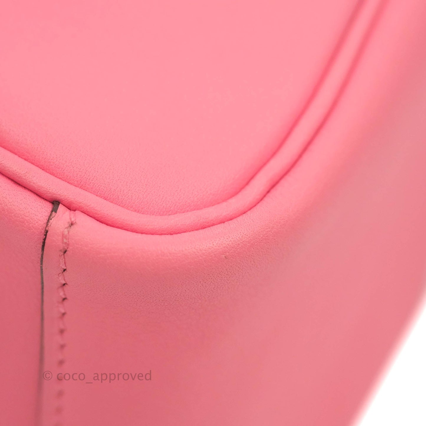 Hermès Mini Lindy 20 Rose Ete Swift Palladium Hardware