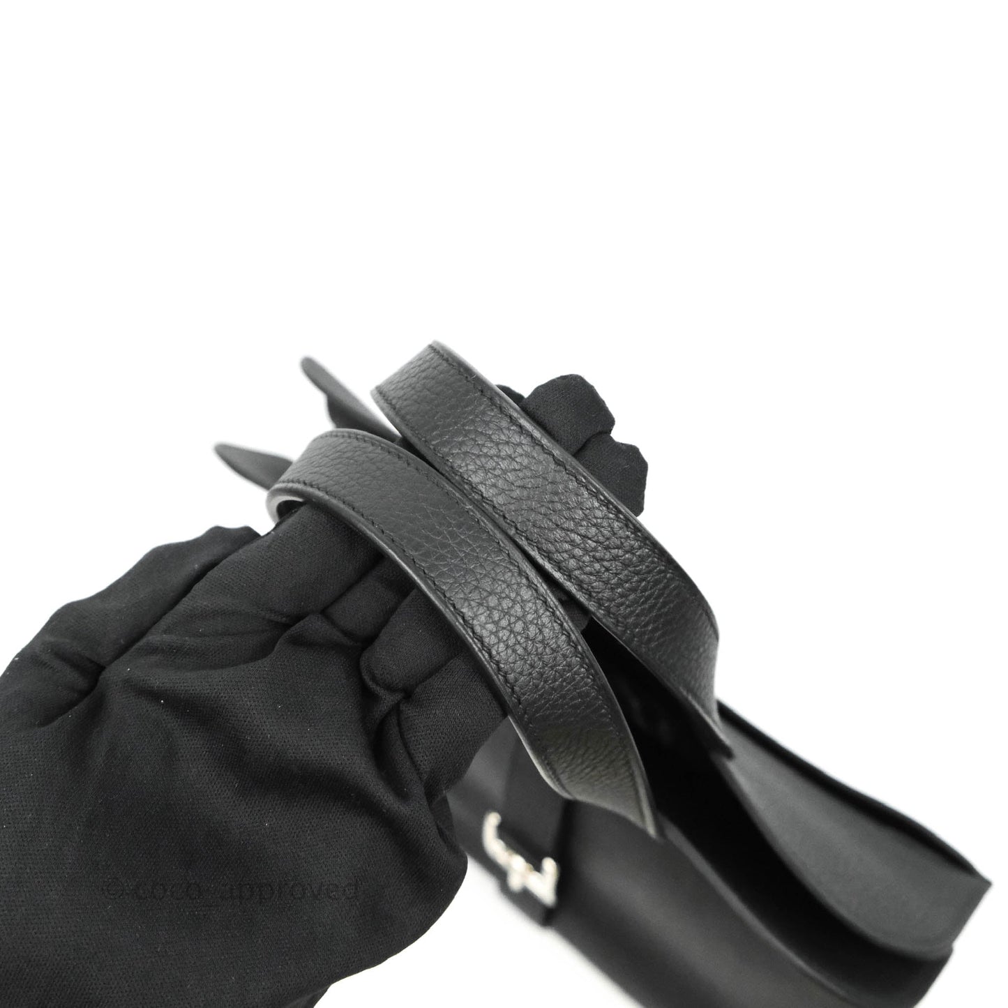 Hermès Halzan 31 Black Palladium Hardware