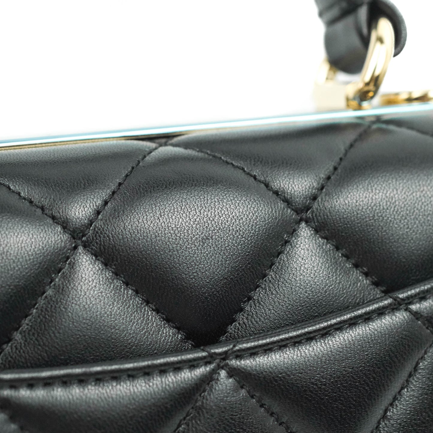 Chanel Trendy CC Small Black Lambskin Gold Hardware