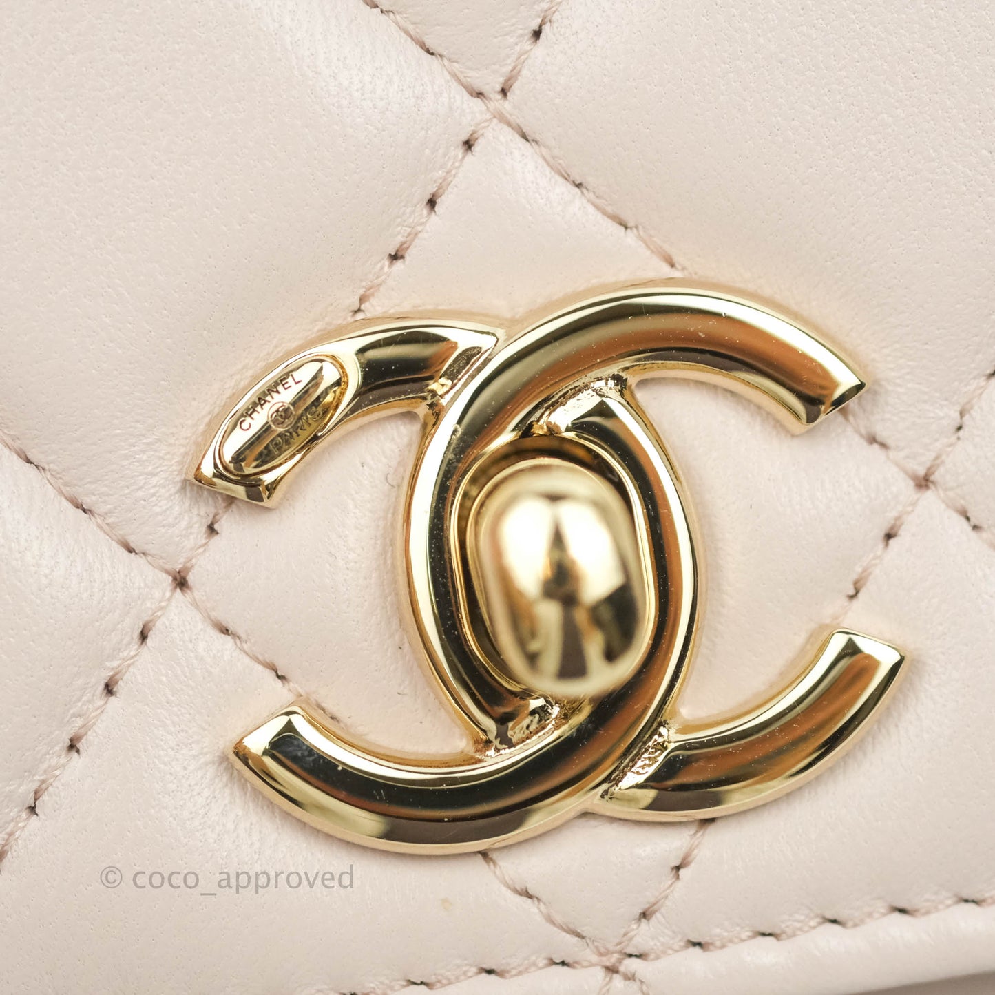 Chanel Trendy CC WOC Pale Pink Lambskin Gold Hardware