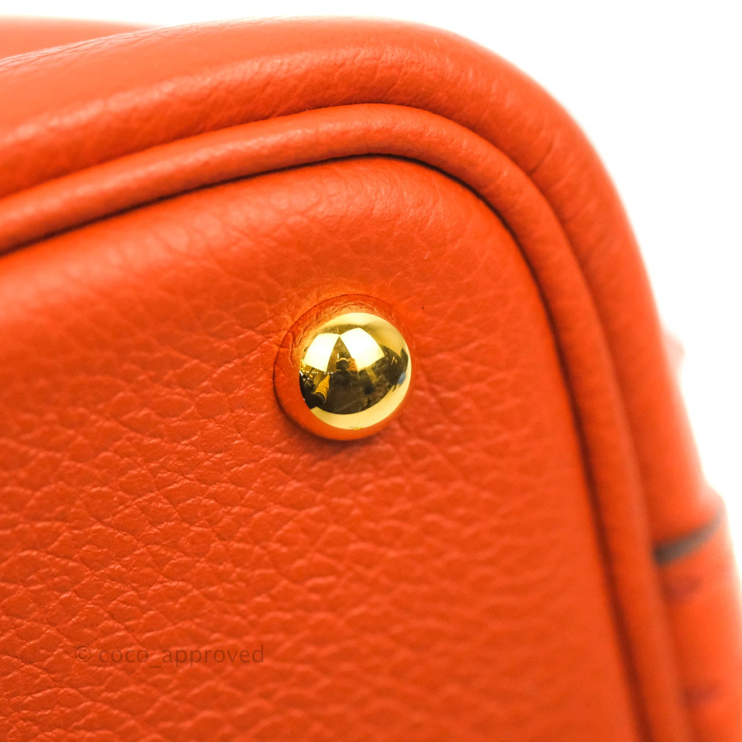 Hermès Bolide Mini 1923 Evercolour Terre Battue/Anemone Verso Gold Hardware