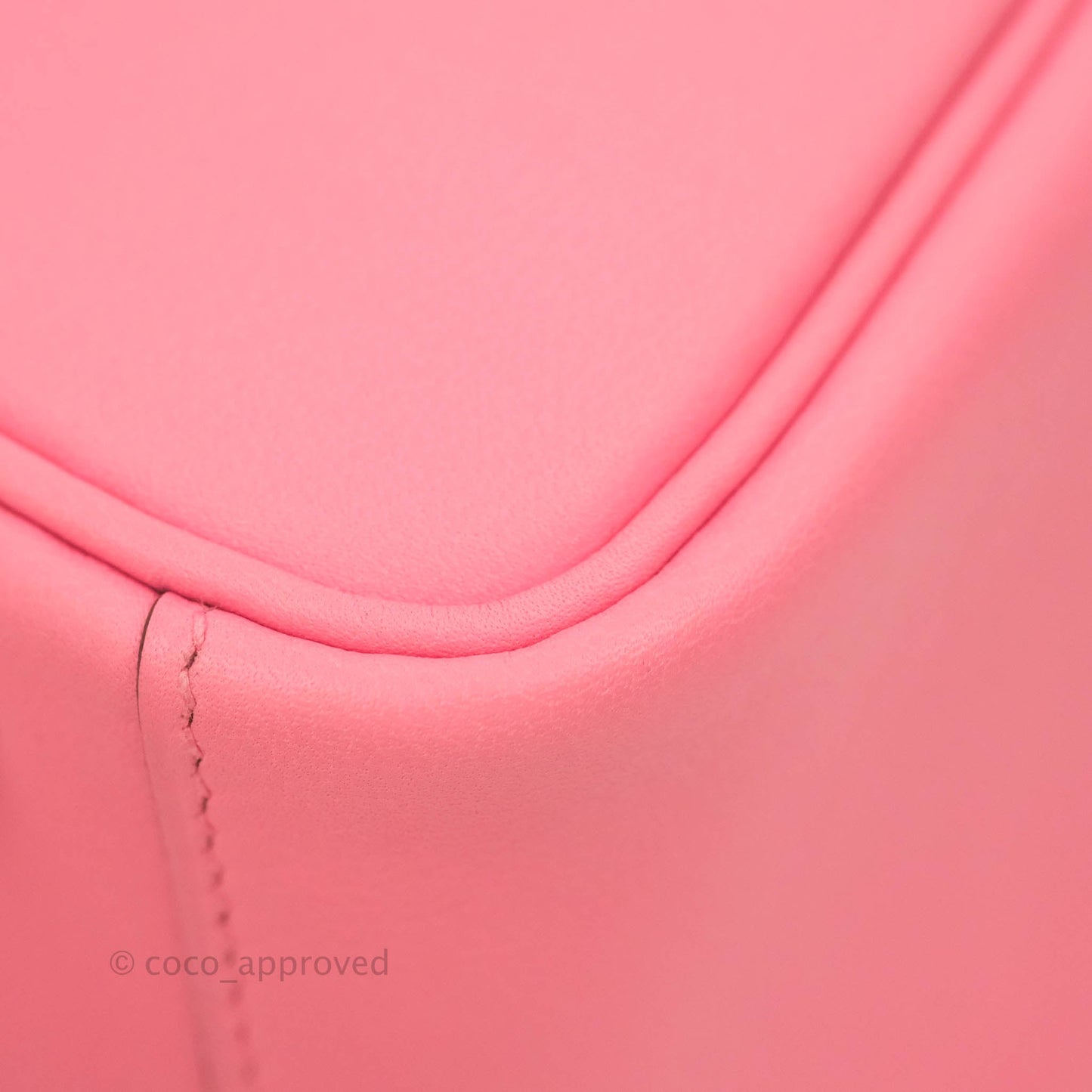 Hermès Mini Lindy 20 Rose Ete Swift Palladium Hardware