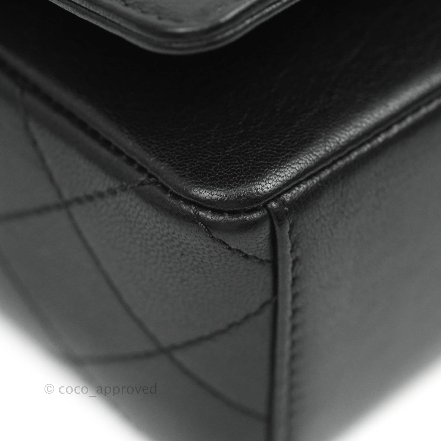 Chanel Mademoiselle Flap Bag Black Calfskin Gold Hardware