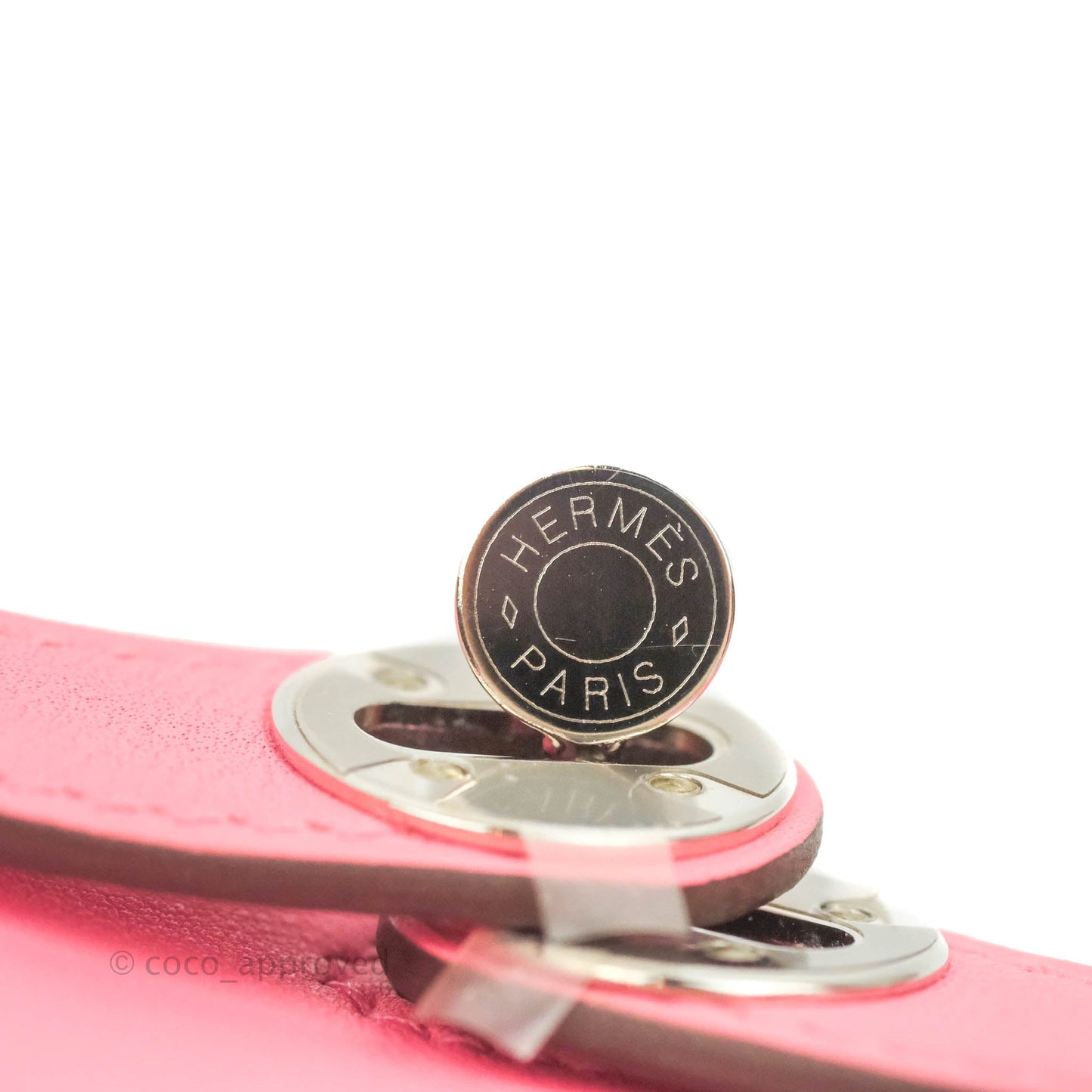 Hermès Mini Lindy 20 Rose Ete Swift Palladium Hardware