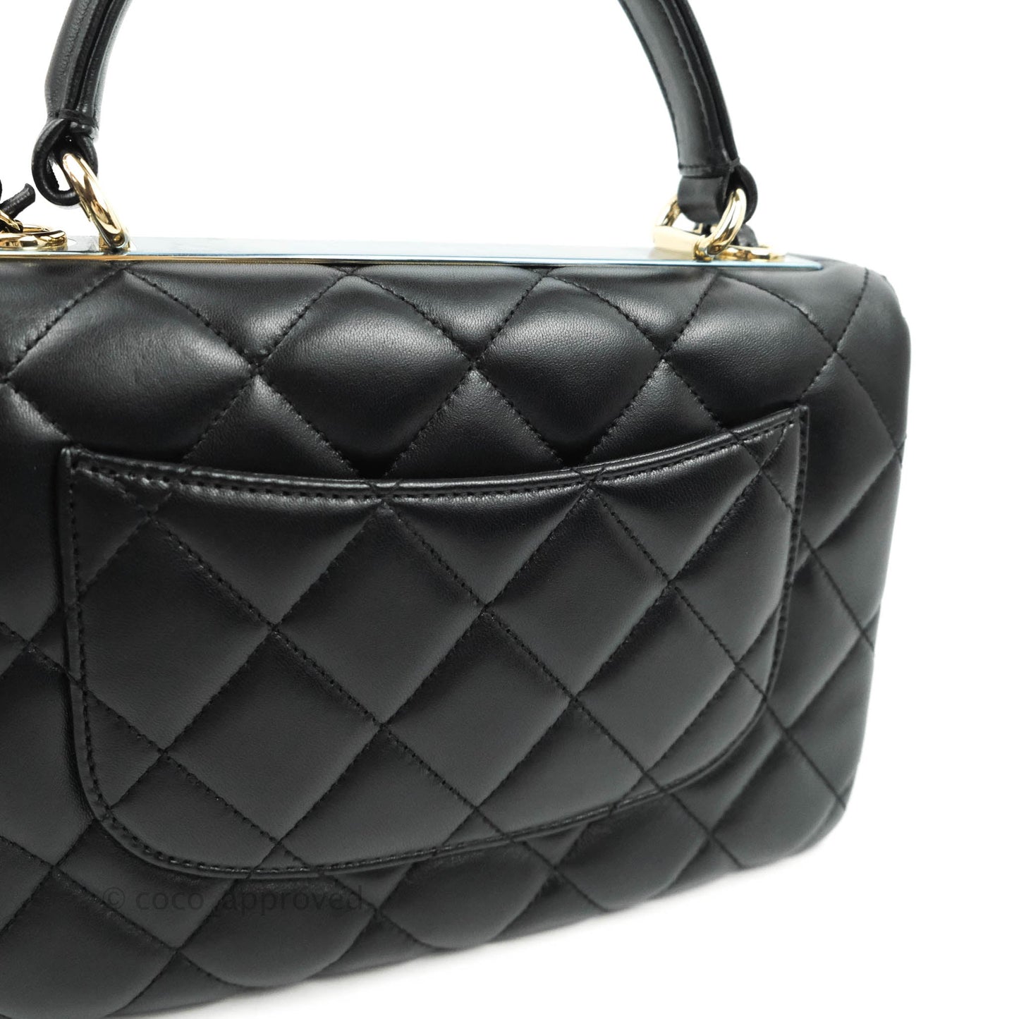 Chanel Trendy CC Small Black Lambskin Gold Hardware