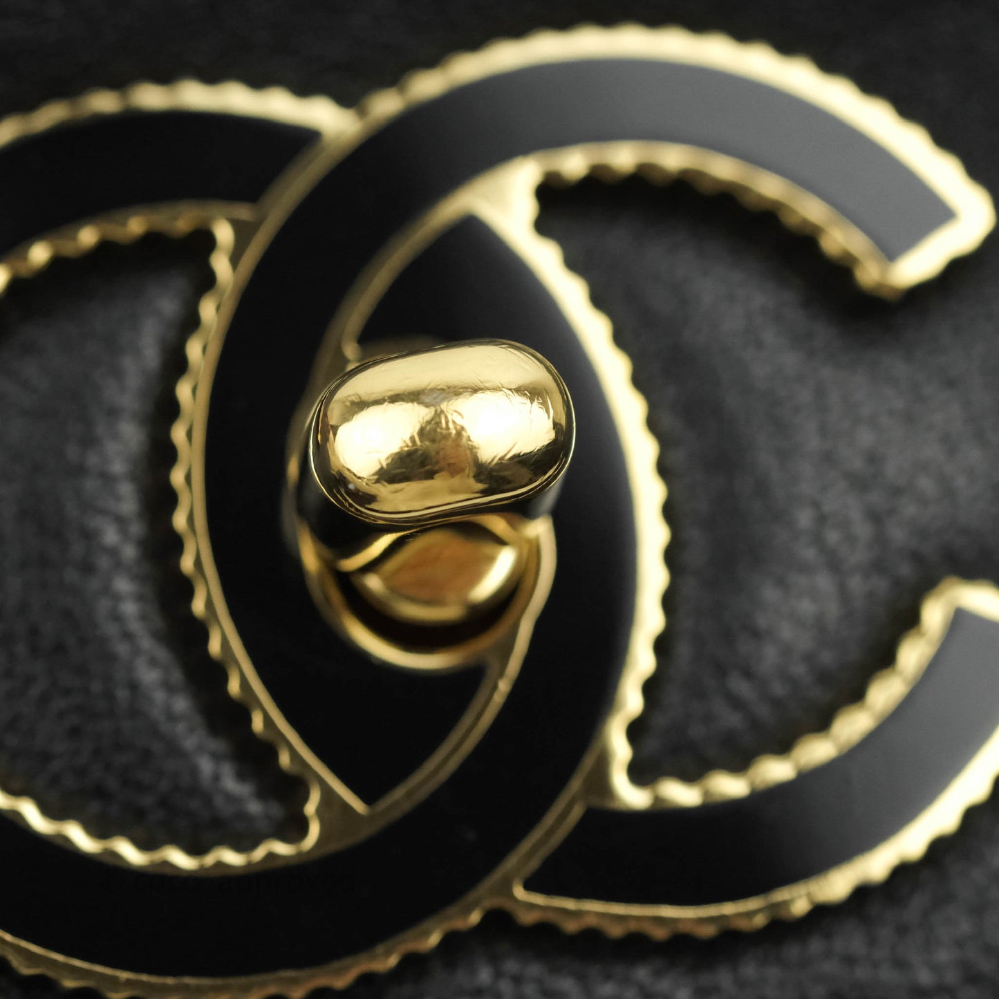 Chanel Mademoiselle Flap Bag Black Calfskin Gold Hardware