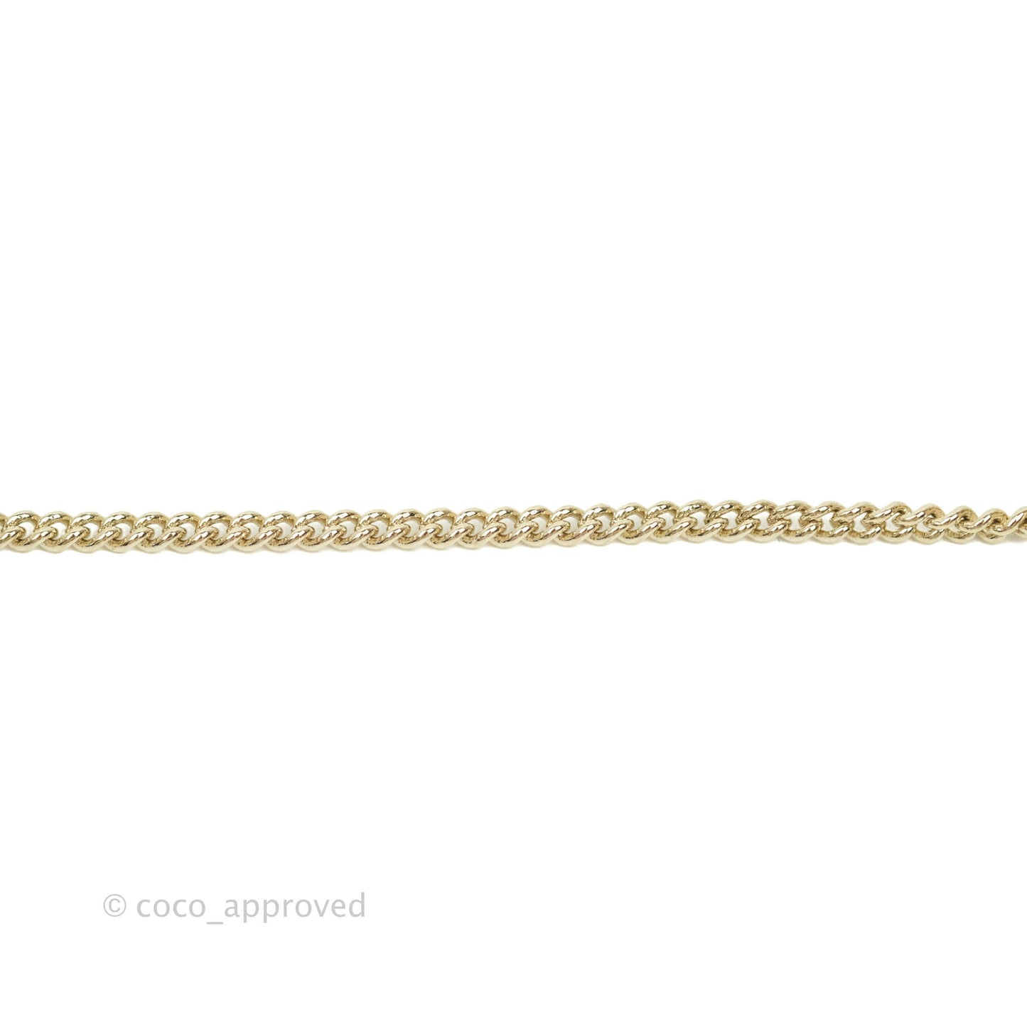 Chanel Pearl CC Clip-on Earrings Gold Tone 21V