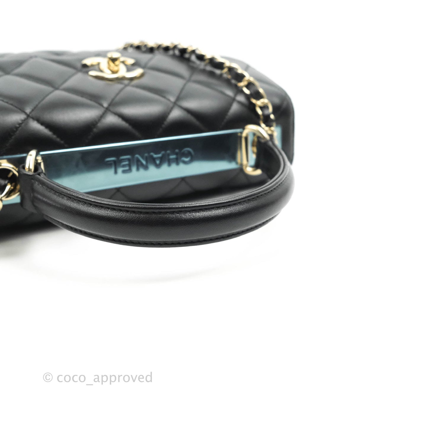 Chanel Trendy CC Small Black Lambskin Gold Hardware