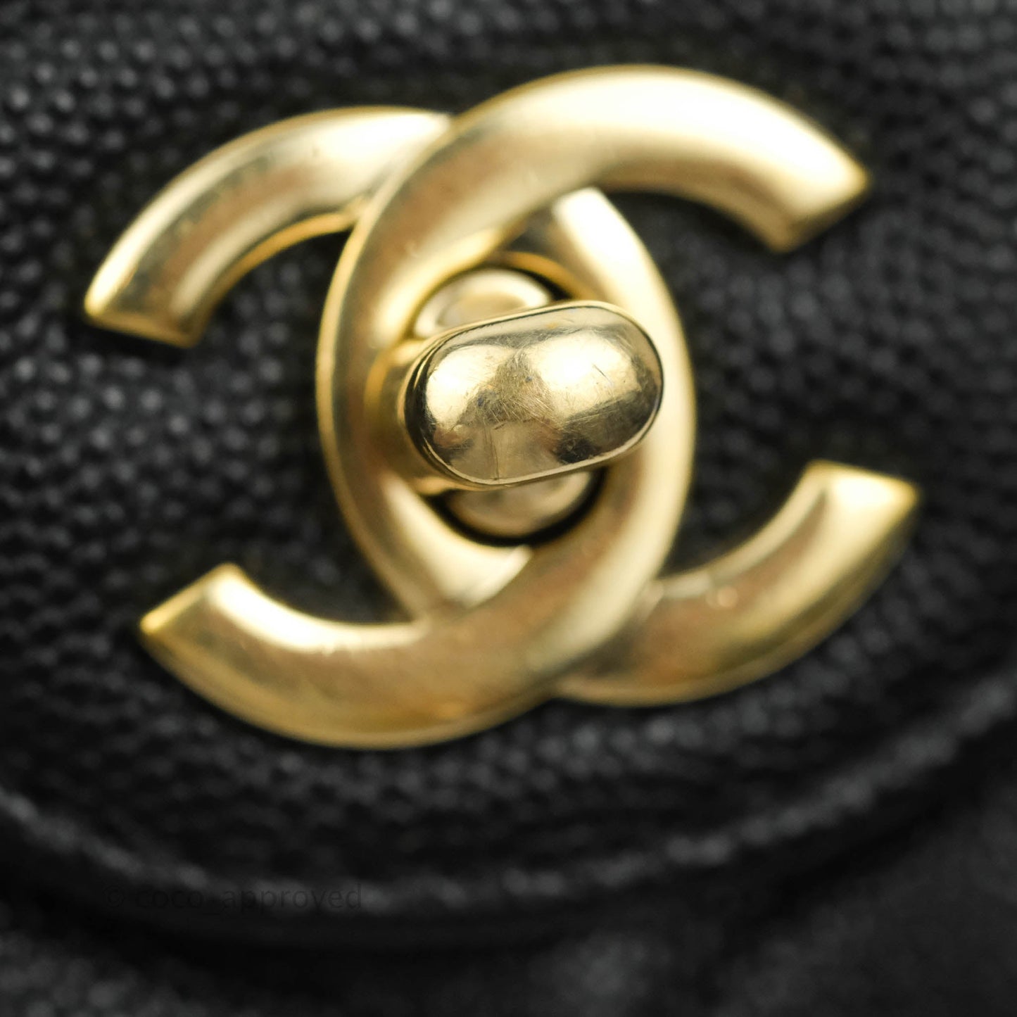 Chanel Chevron Mini Rectangular Flap Black Caviar Gold Hardware 18B