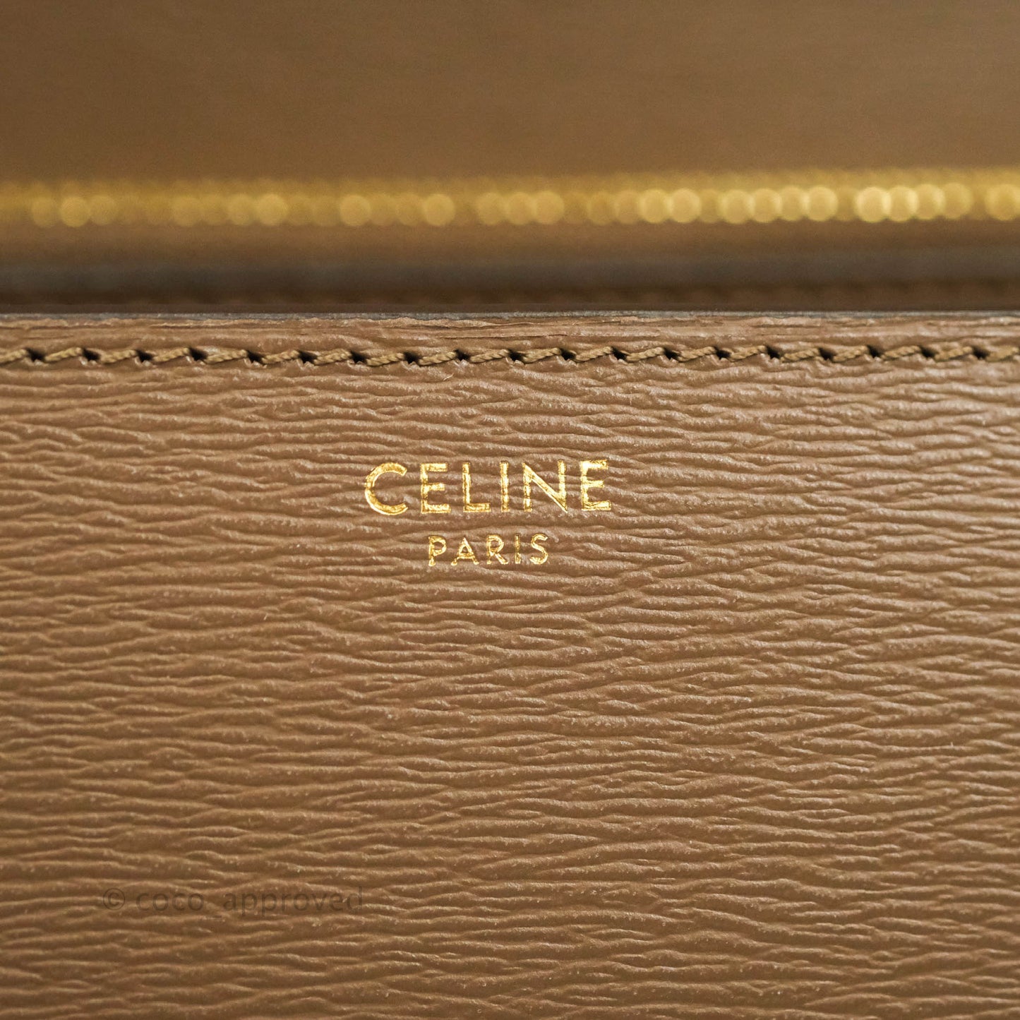 Celine Medium Classic Box Flap Bag Souris Liege Calfskin