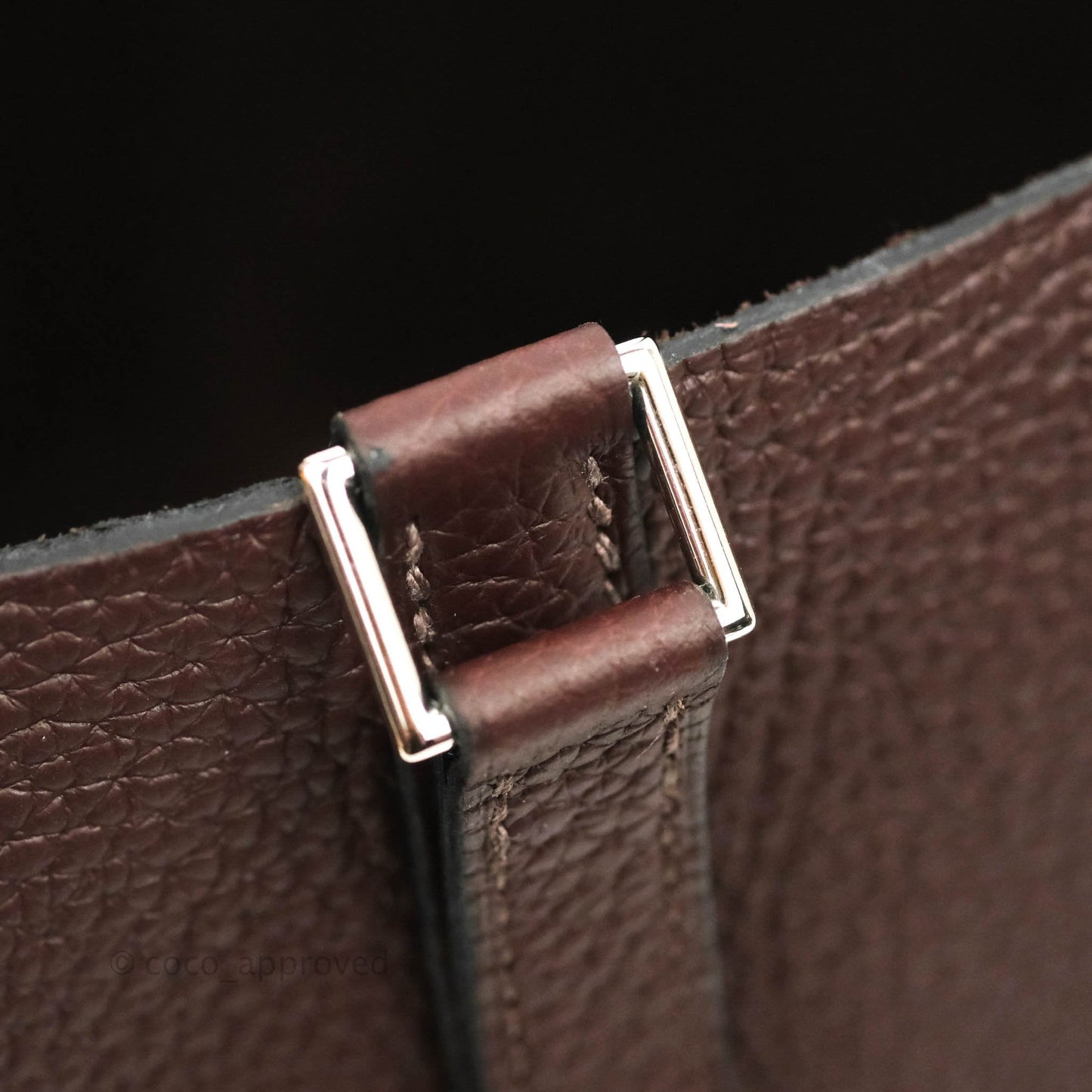 Hermès Borsa Picotin Lock 18 Rouge Sellier Silver Hardware