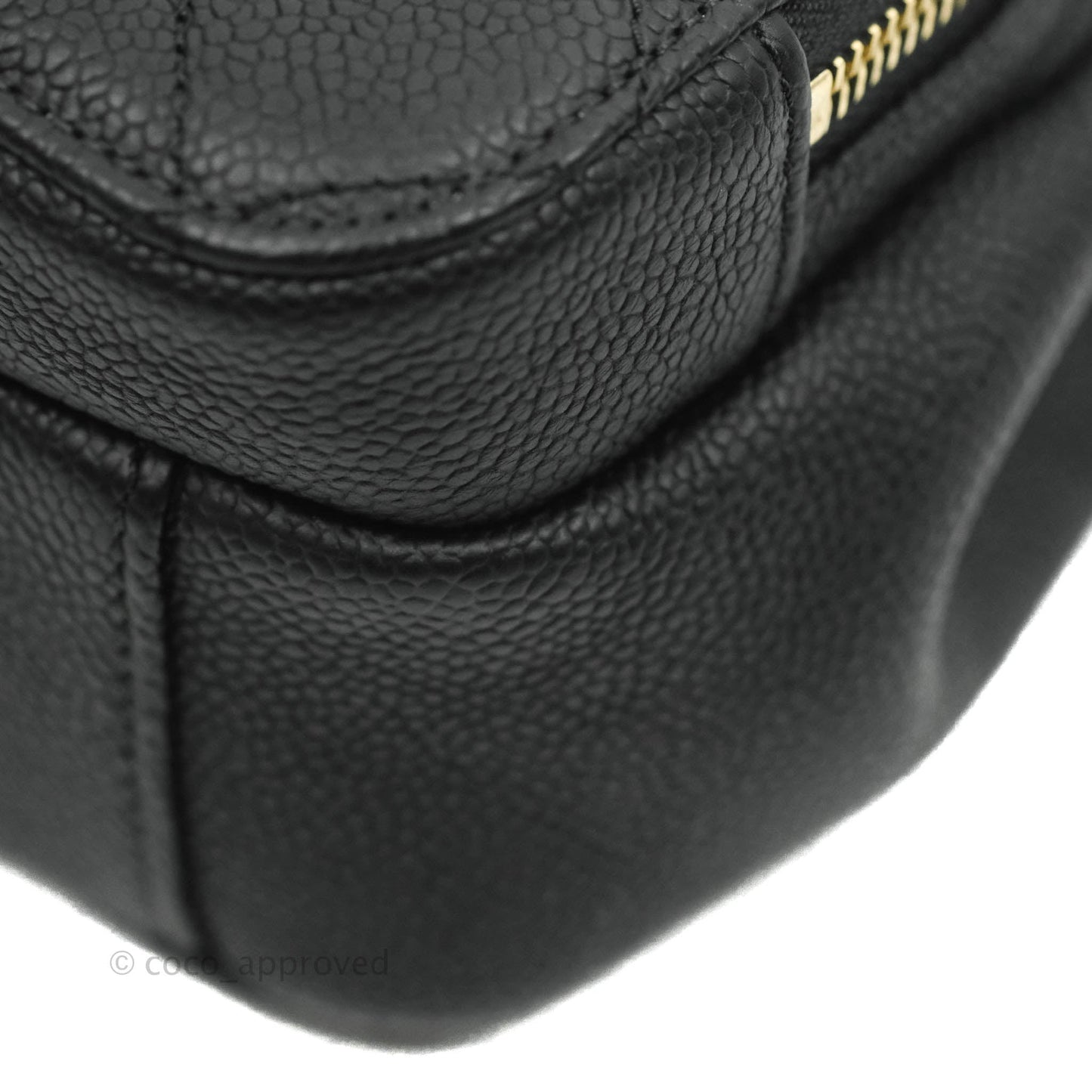 Chanel Small Flap Bag Black Caviar Gold Hardware 19B