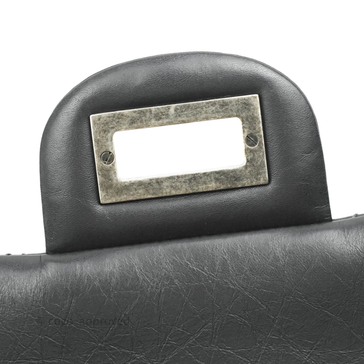 Chanel Reissue 227 Quilted Dark Grey Aged Calfskin Ruthenium Hardware