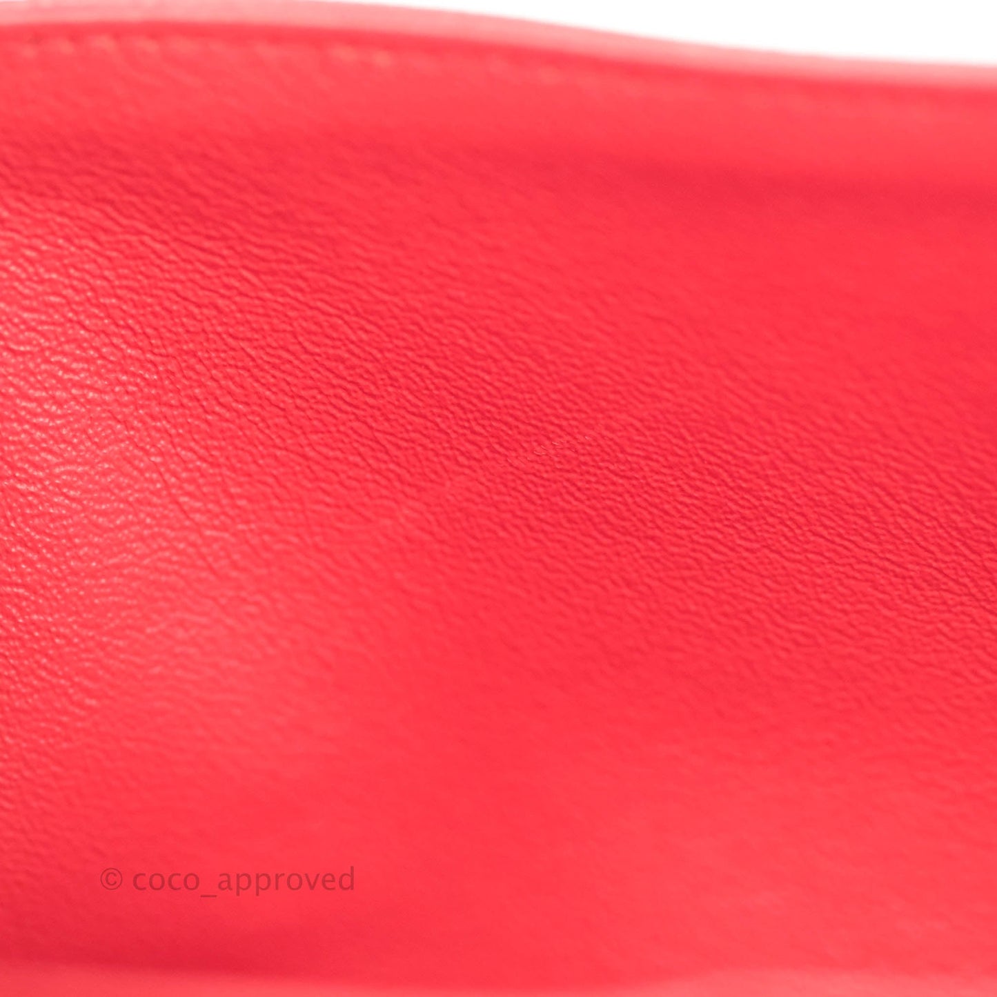 Chanel Classic M/L Medium Double Flap Chilli Red Caviar Gold Hardware 19C