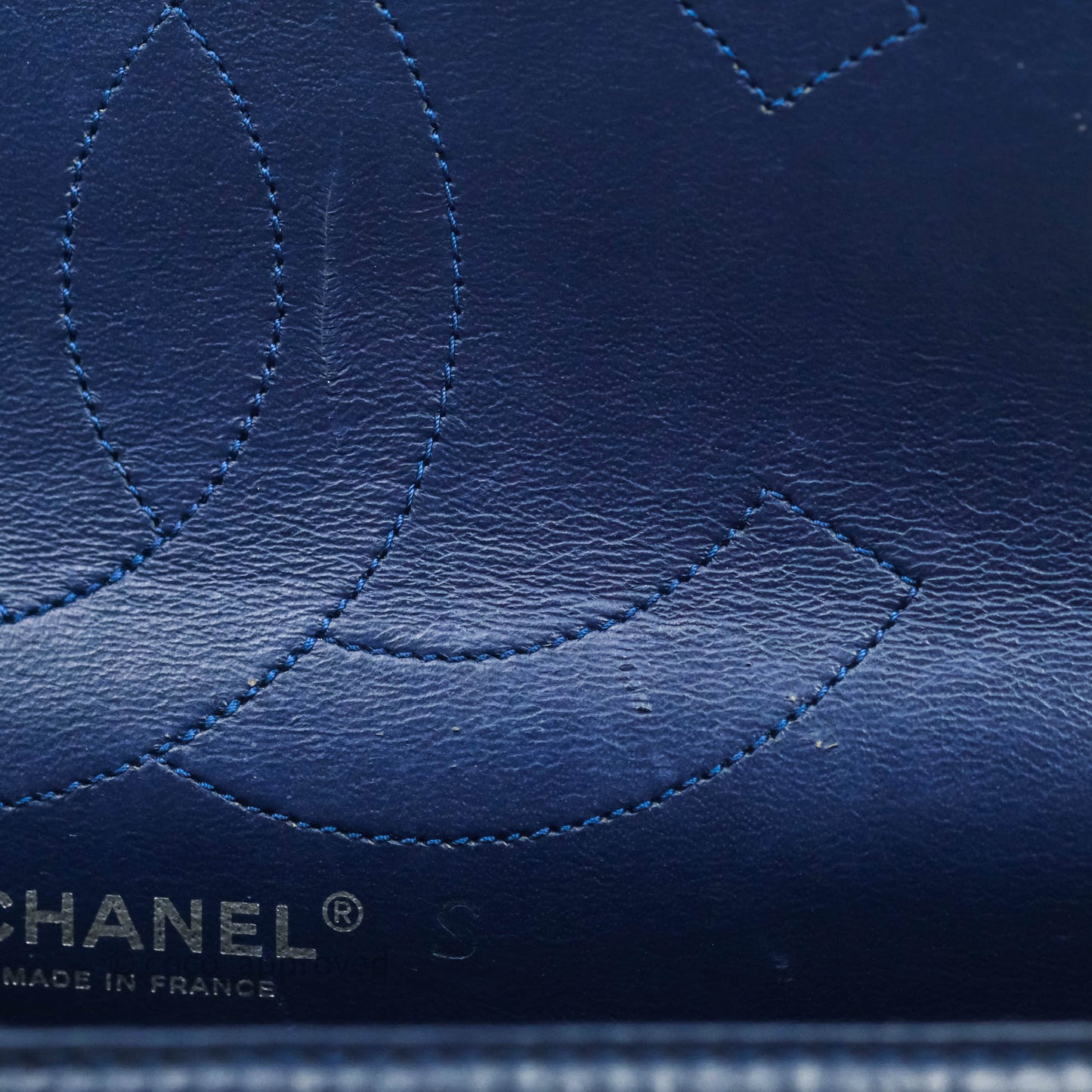 Chanel Reissue 227 Quilted Navy Aged Calfskin Ruthenium Hardware