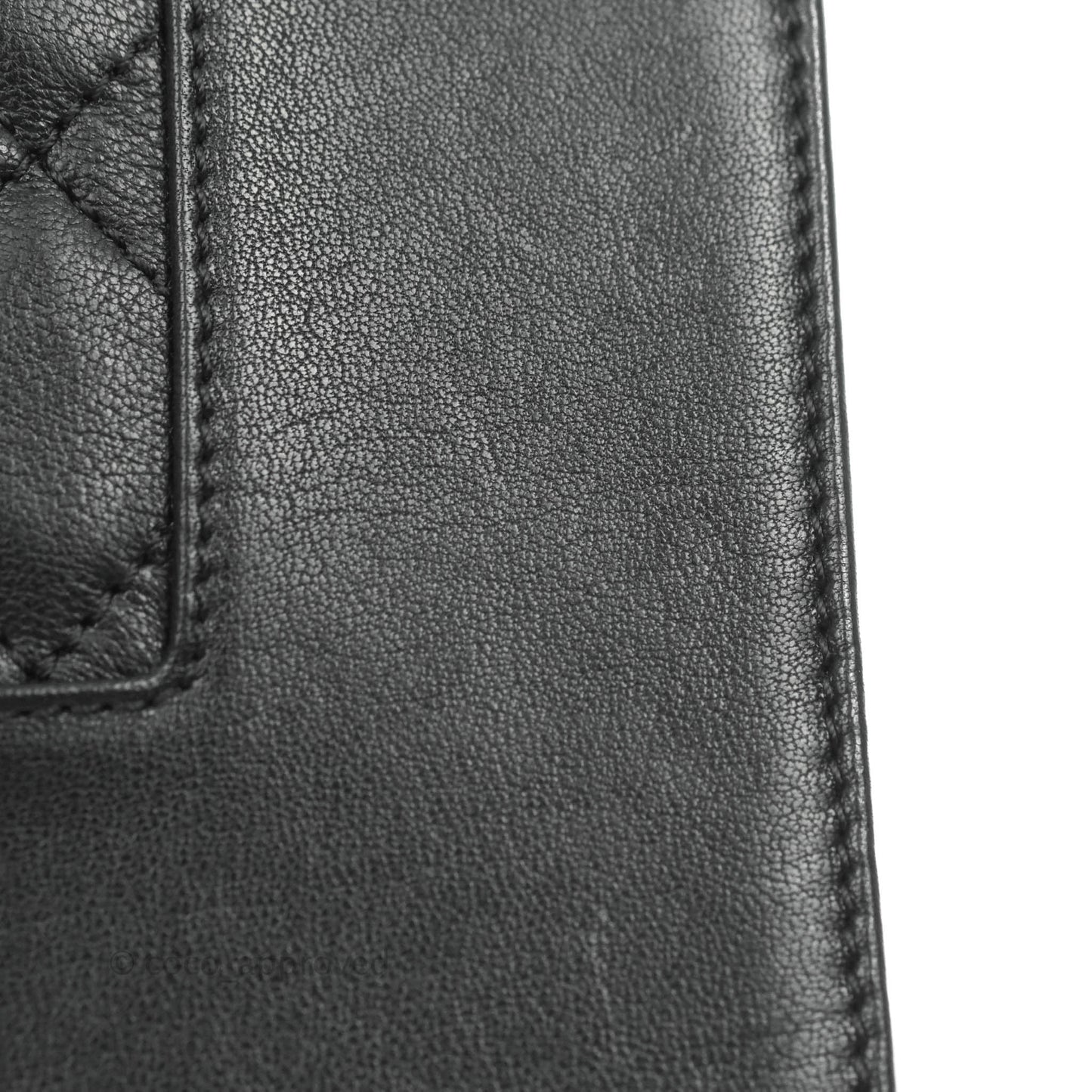 Chanel Mademoiselle Flap Bag Black Calfskin Gold Hardware