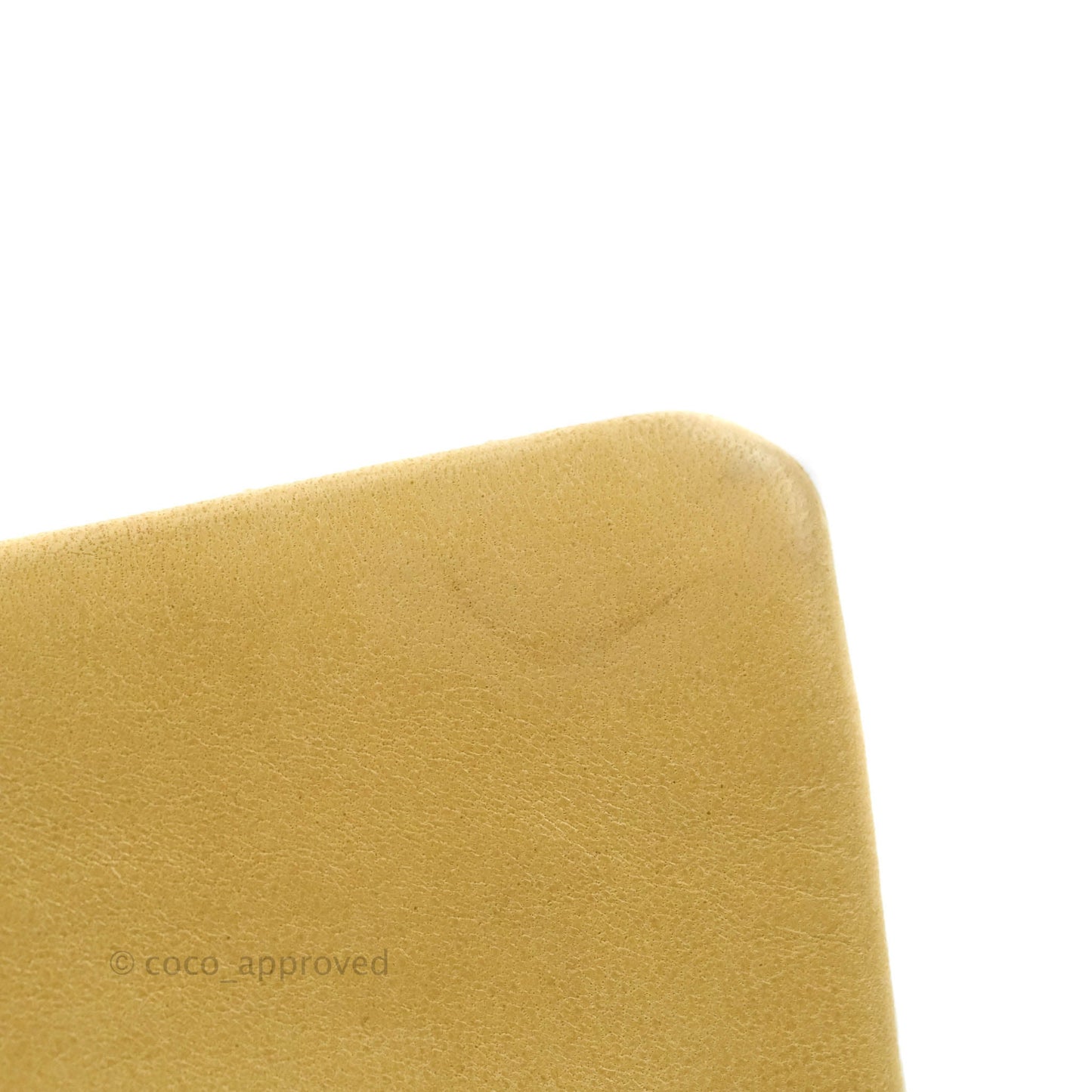 Chanel Vintage Classic M/L Medium Double Flap Bag Beige Lambskin 24K Gold Hardware