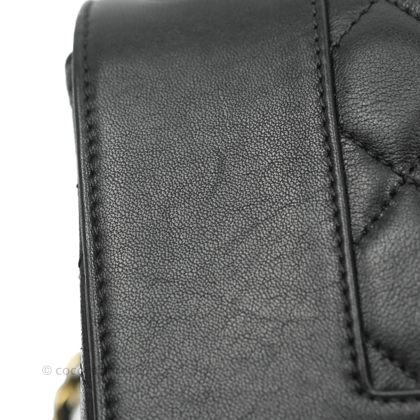 Chanel Mademoiselle Flap Bag Black Calfskin Gold Hardware