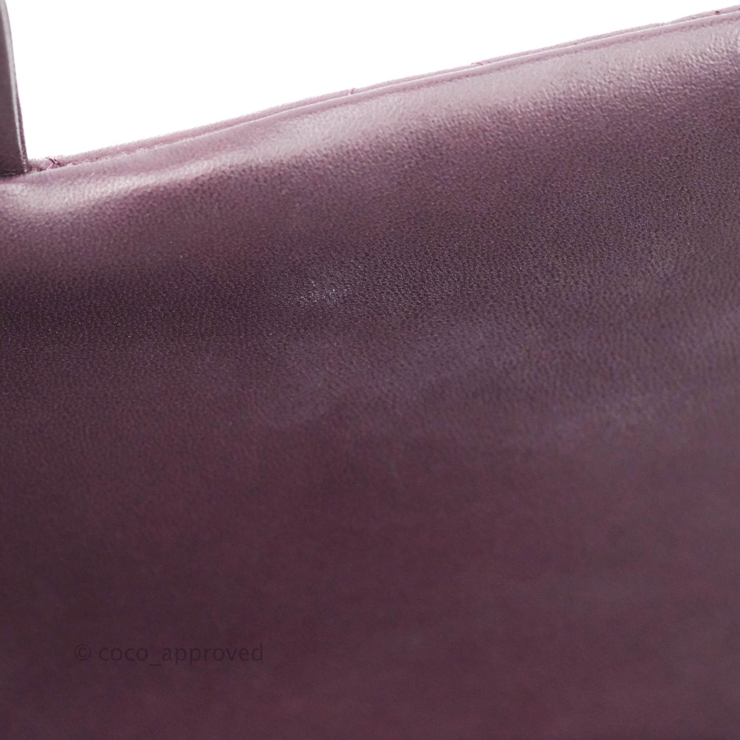 Chanel Quilted Jumbo Double Flap Plum Lambskin Gun Metal