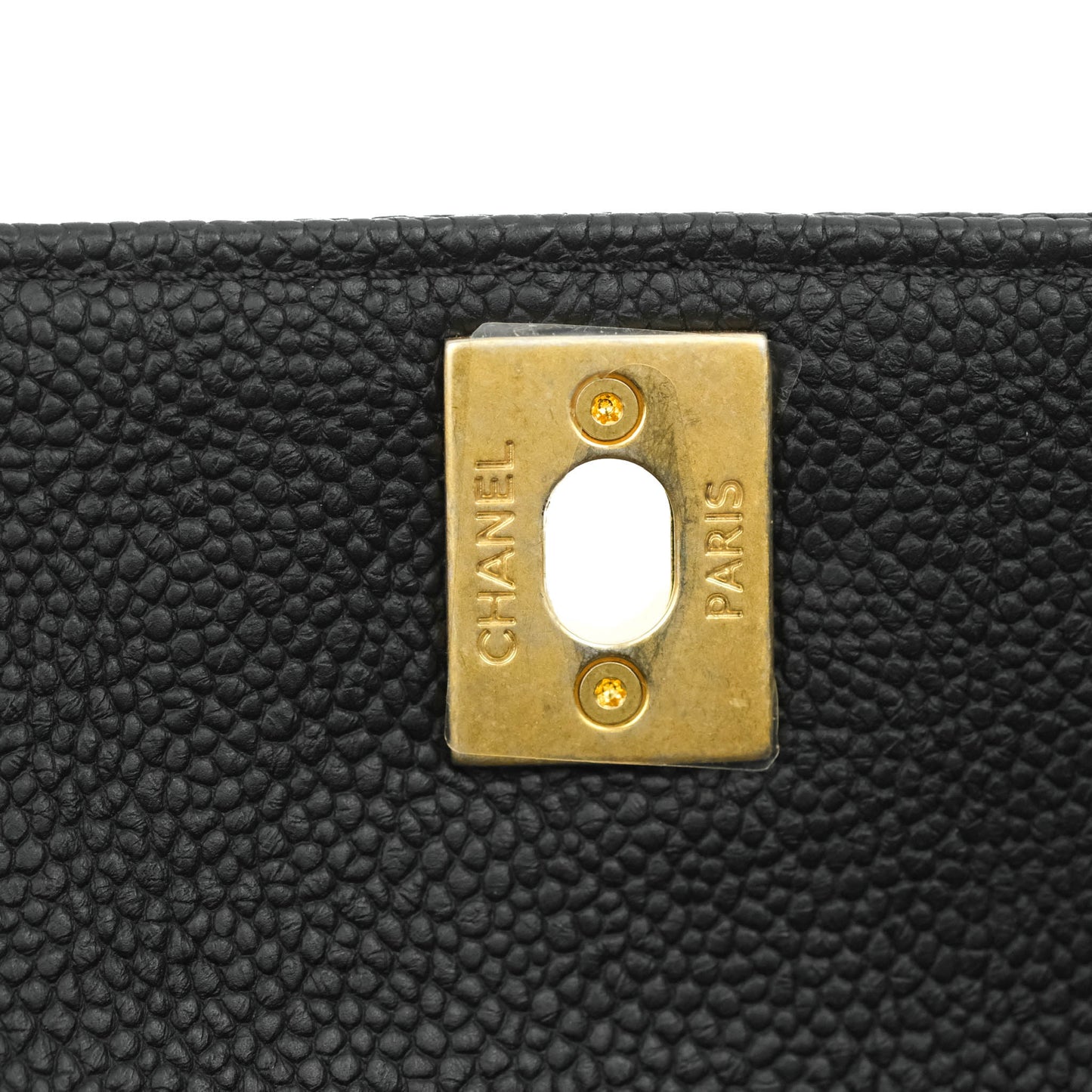 Chanel Small Flap Bag Black Caviar Gold Hardware 19B