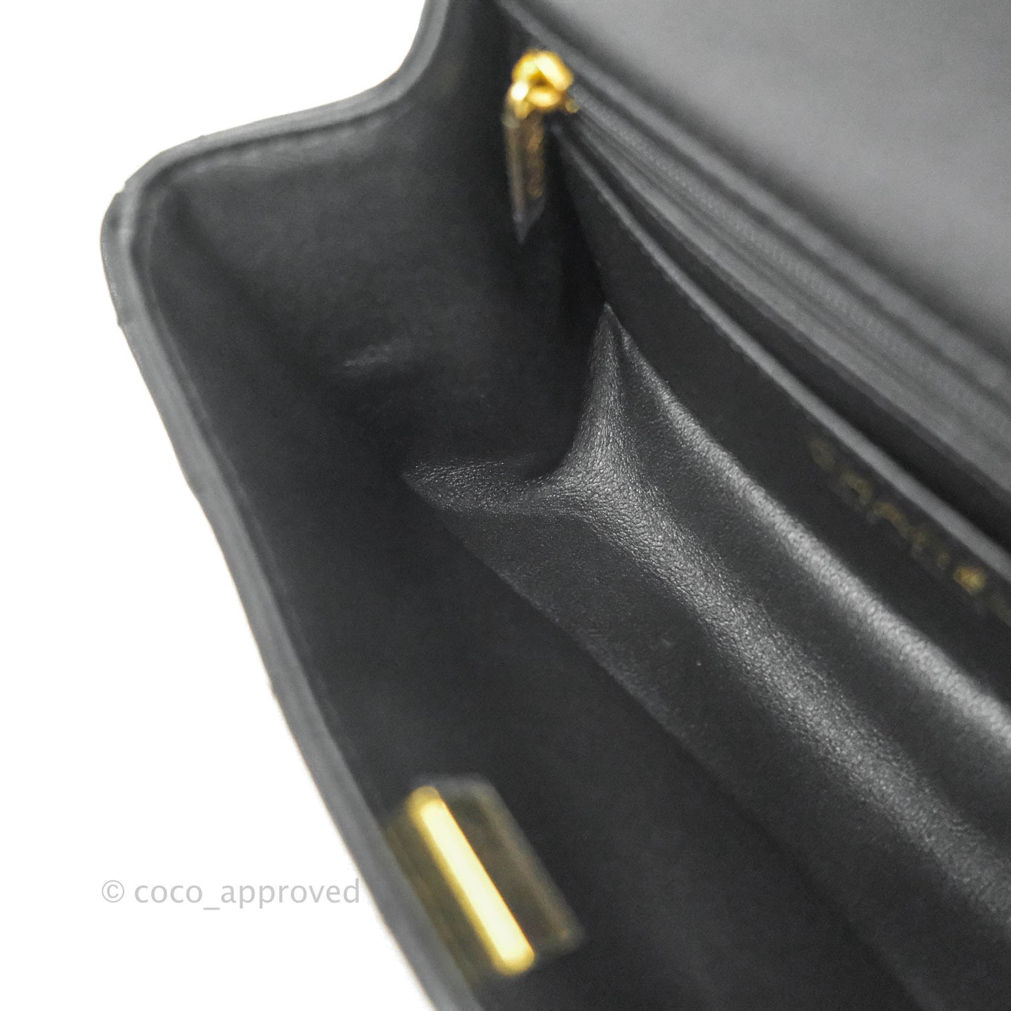 Chanel Mini Reissue 224 Vertical Quilted Black Calfskin Aged Gold Hardware
