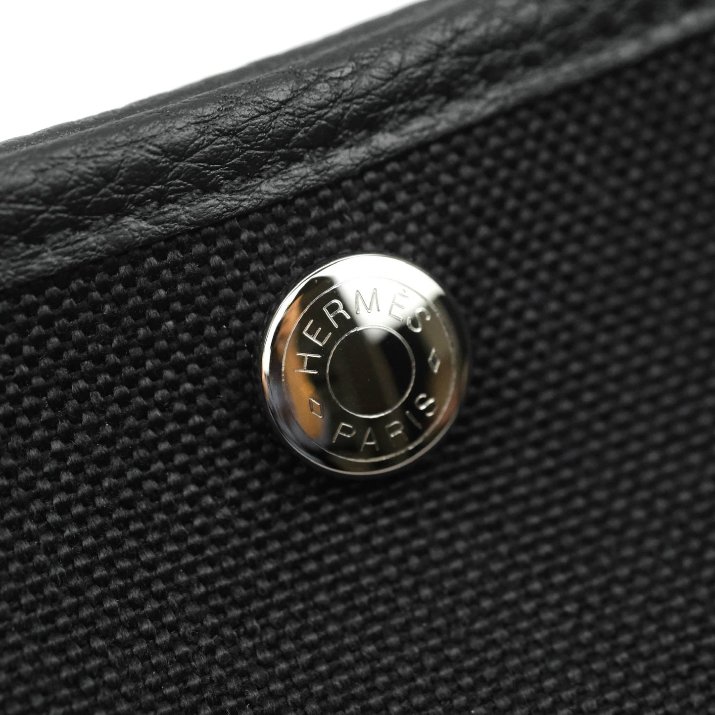 Hermès Garden Party 30 Canvas Black