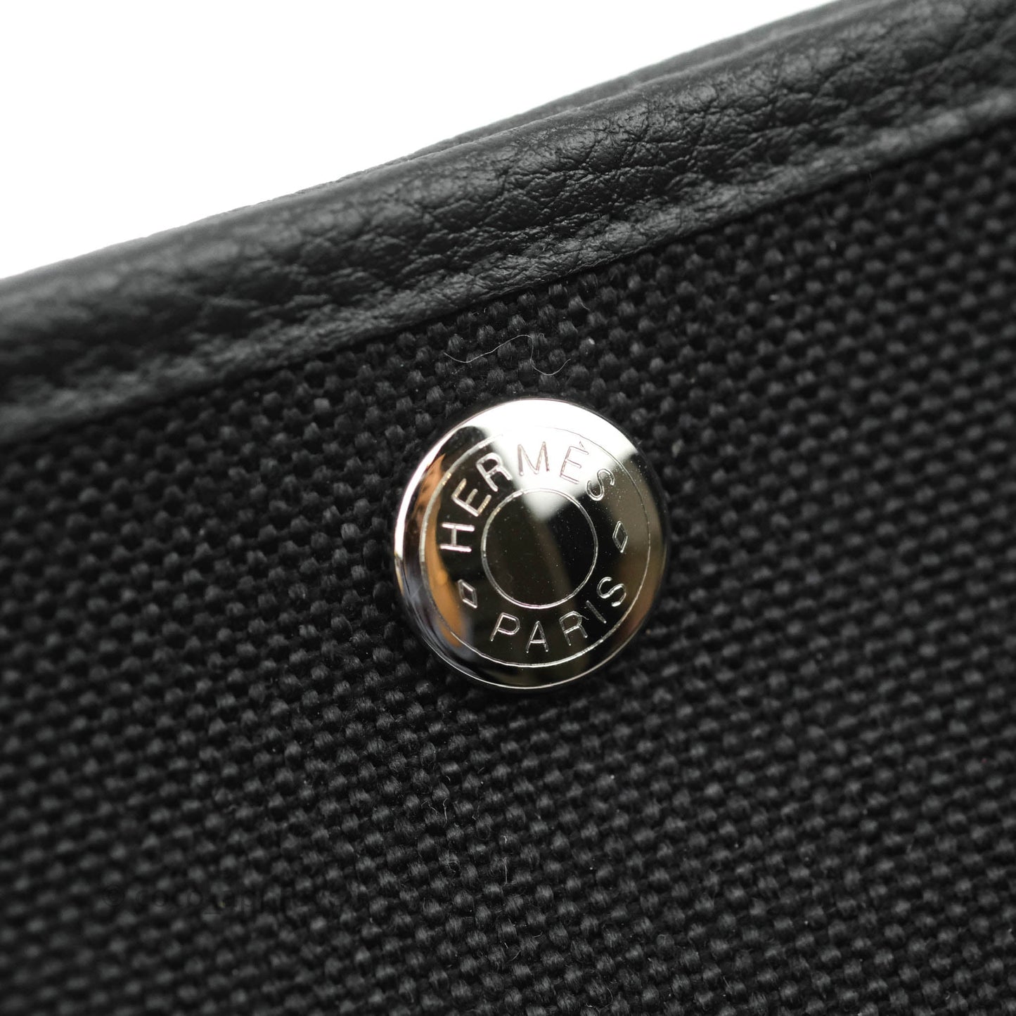 Hermès Garden Party 30 Canvas Black