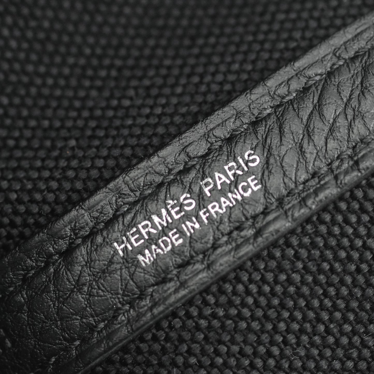 Hermès Garden Party 30 Canvas Black