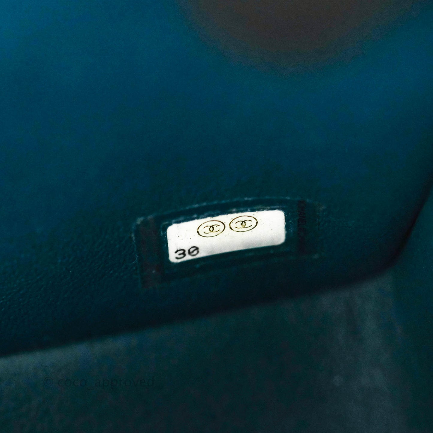 Chanel Classic Mini Rectangular Flap Teal Lambskin Silver Hardware