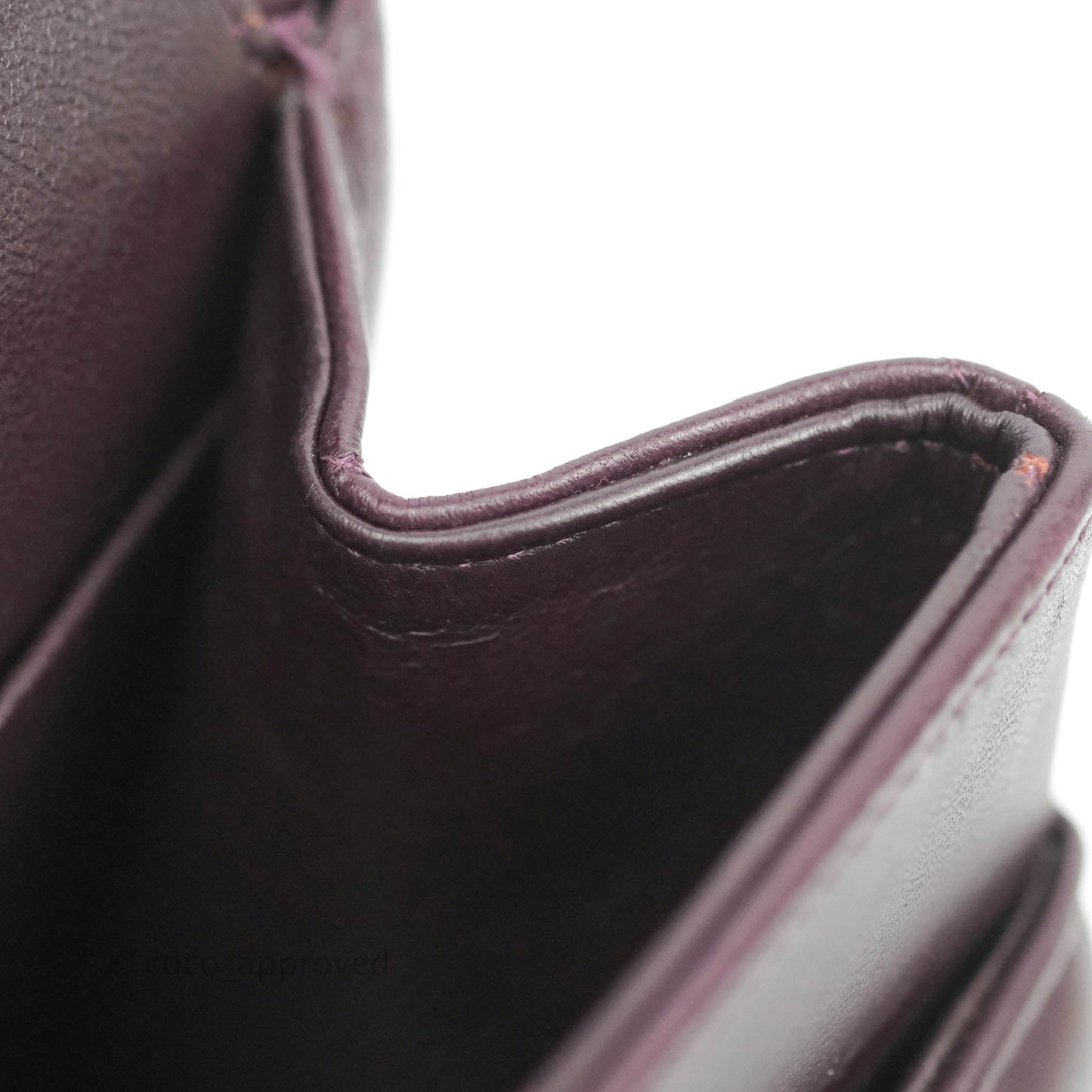 Chanel Quilted Jumbo Double Flap Plum Lambskin Gun Metal