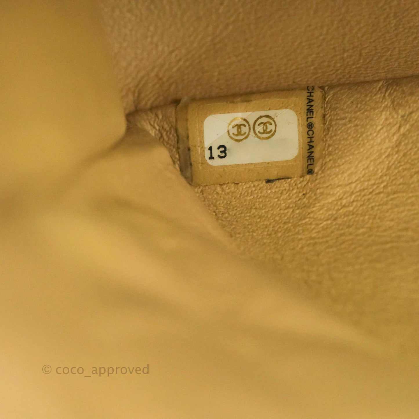Chanel Jumbo Single Flap Beige Caviar Silver Hardware