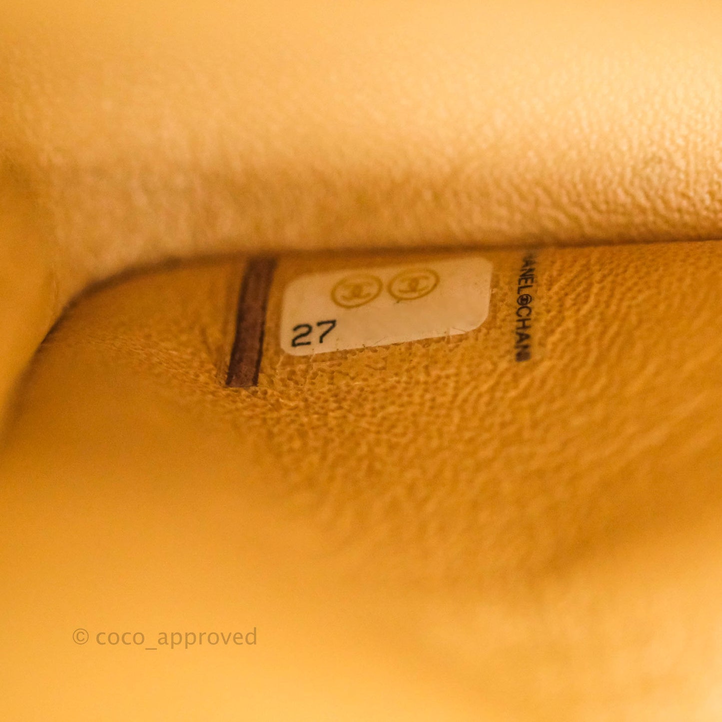 Chanel Classic Small S/M Flap Iridescent Beige Caviar Gold Hardware 19S