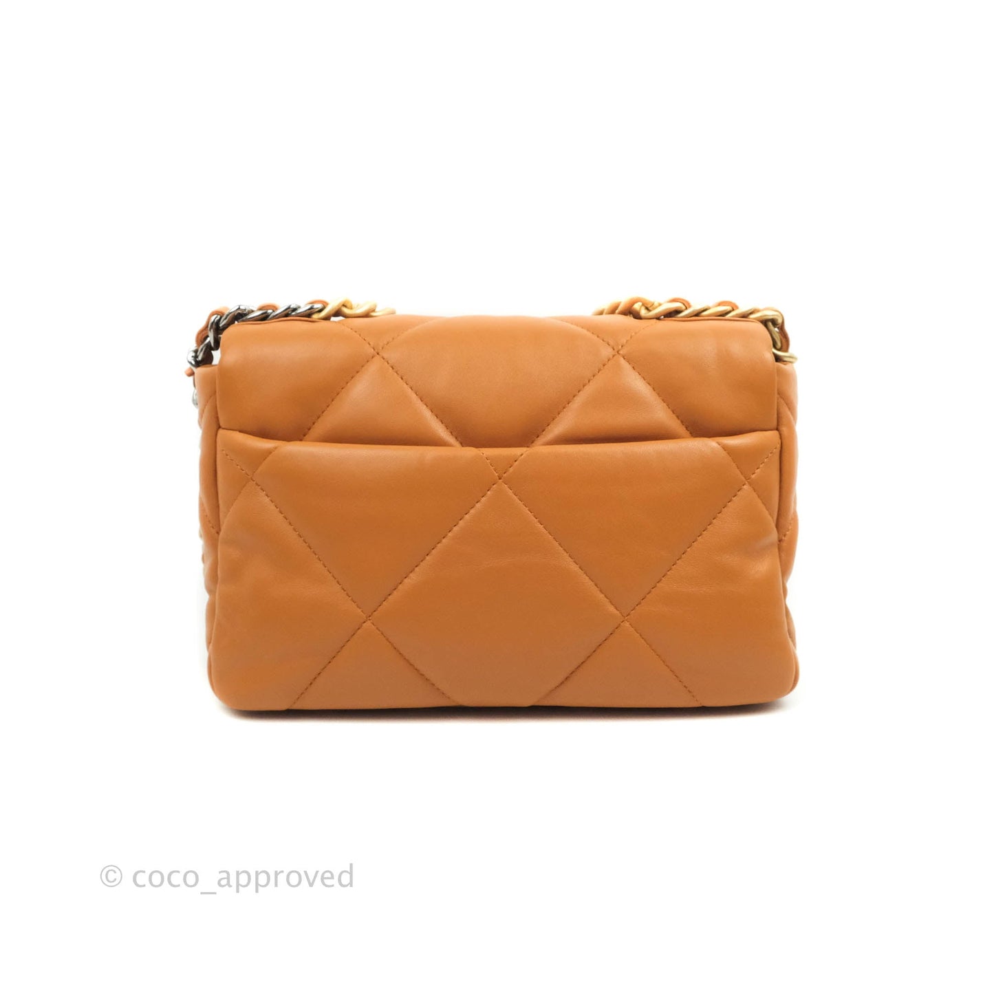 Chanel 19 Small Caramel Brown Mixed Hardware 21A