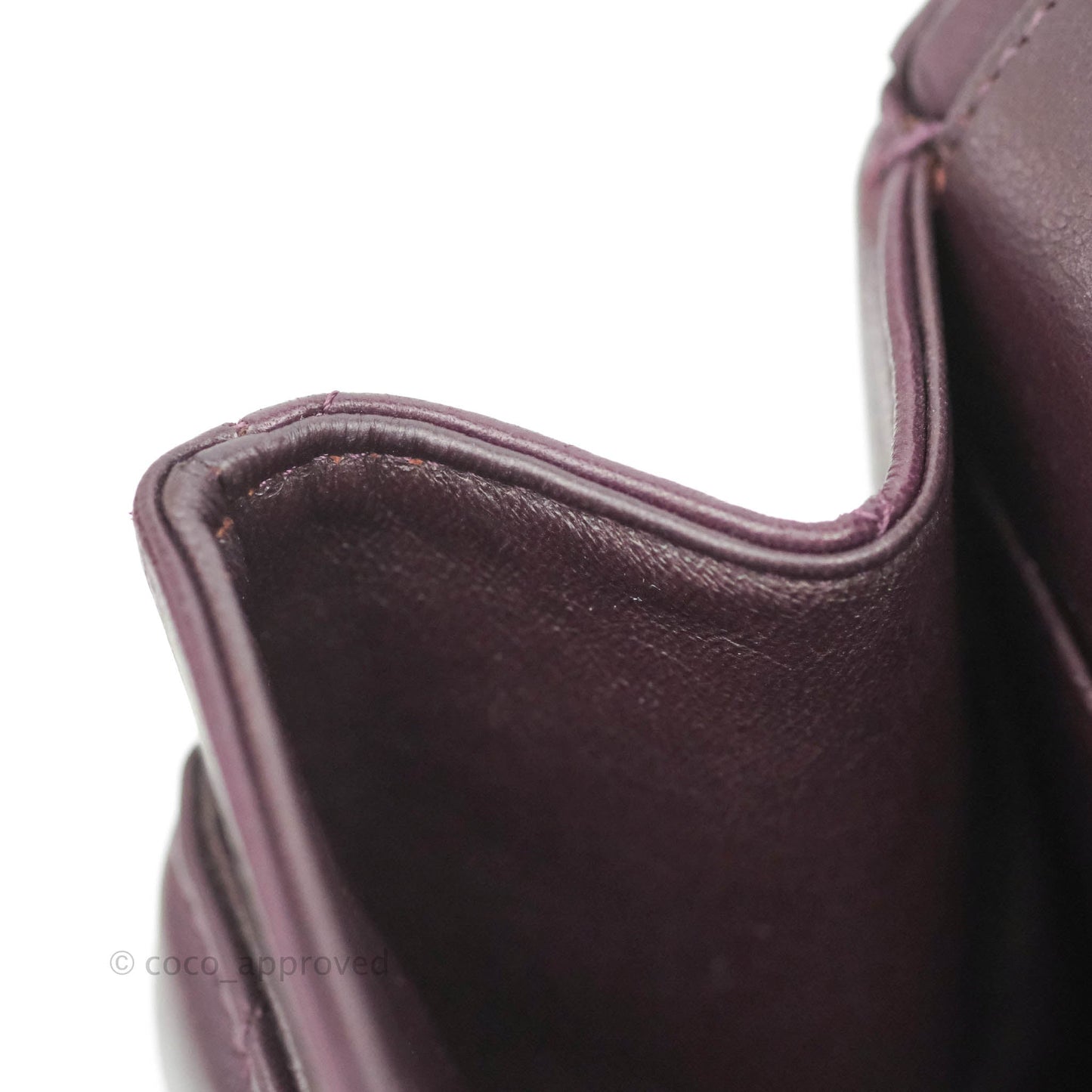 Chanel Quilted Jumbo Double Flap Plum Lambskin Gun Metal