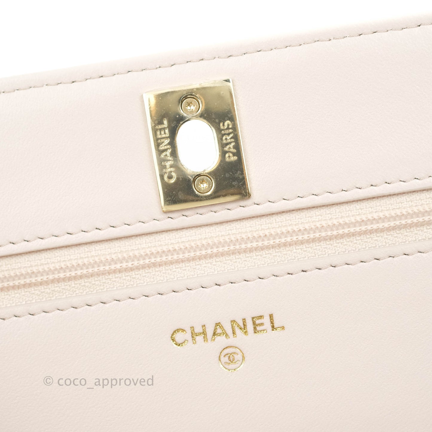 Chanel Trendy CC WOC Pale Pink Lambskin Gold Hardware