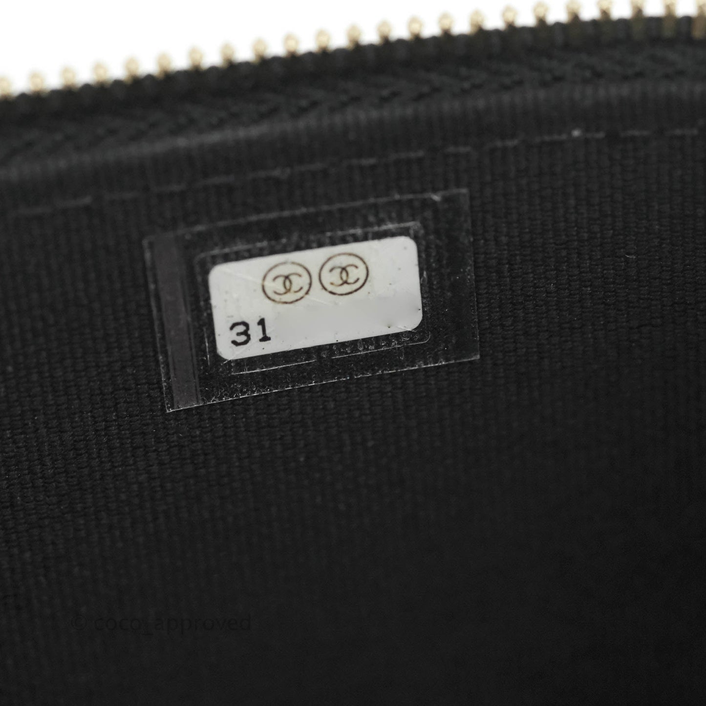 Chanel Classic Vanity Rectangular Top Handle With Chain Black Lambskin Gold Hardware