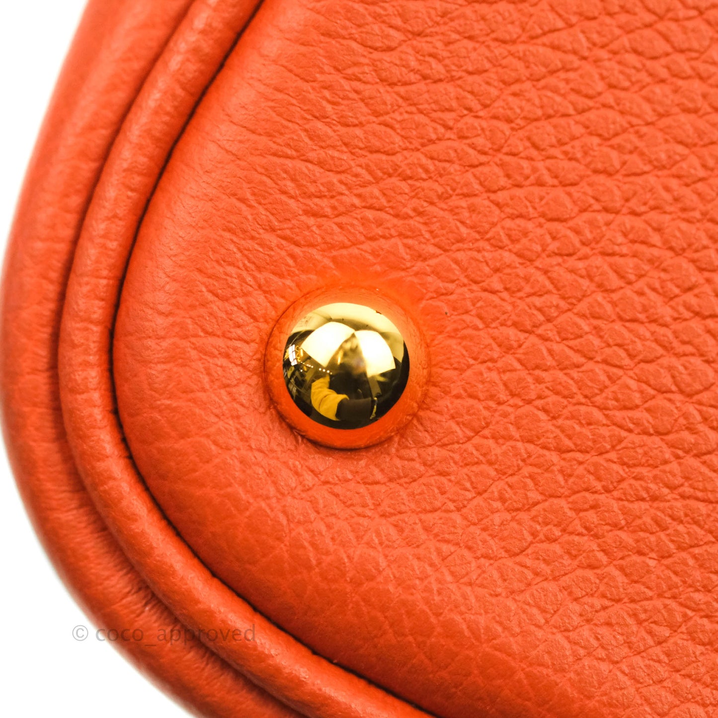 Hermès Bolide Mini 1923 Evercolour Terre Battue/Anemone Verso Gold Hardware