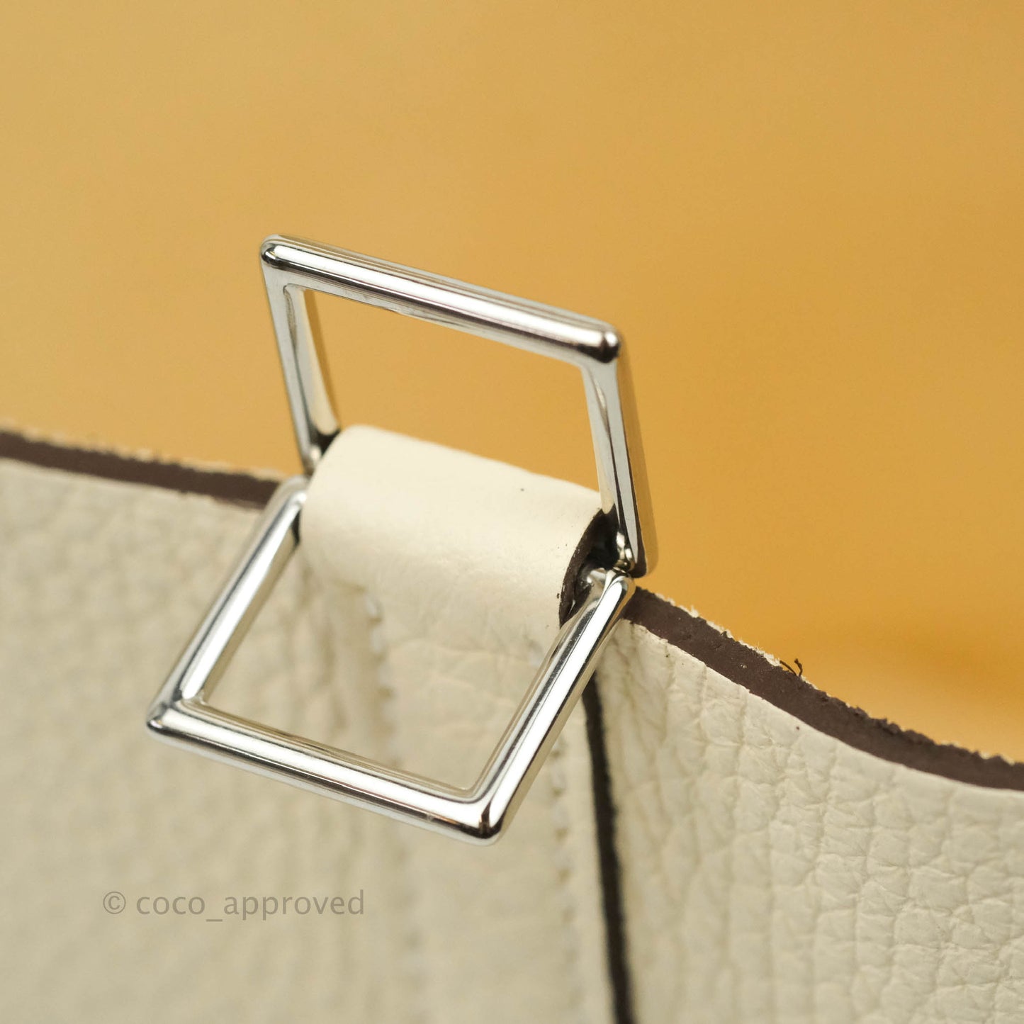 Hermès Clemence Picotin Lock 18 Nata Silver Hardware